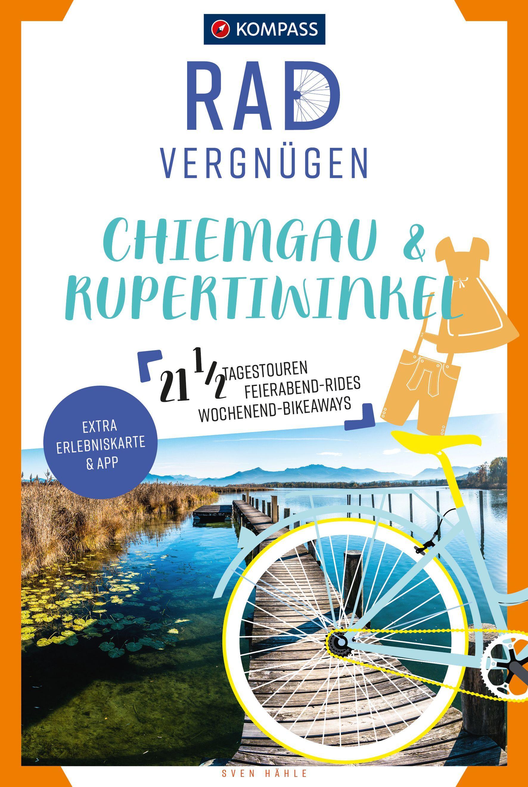 Vorderes Coverbild KOMPASS Radvergnügen Chiemgau & Rupertiwinkel