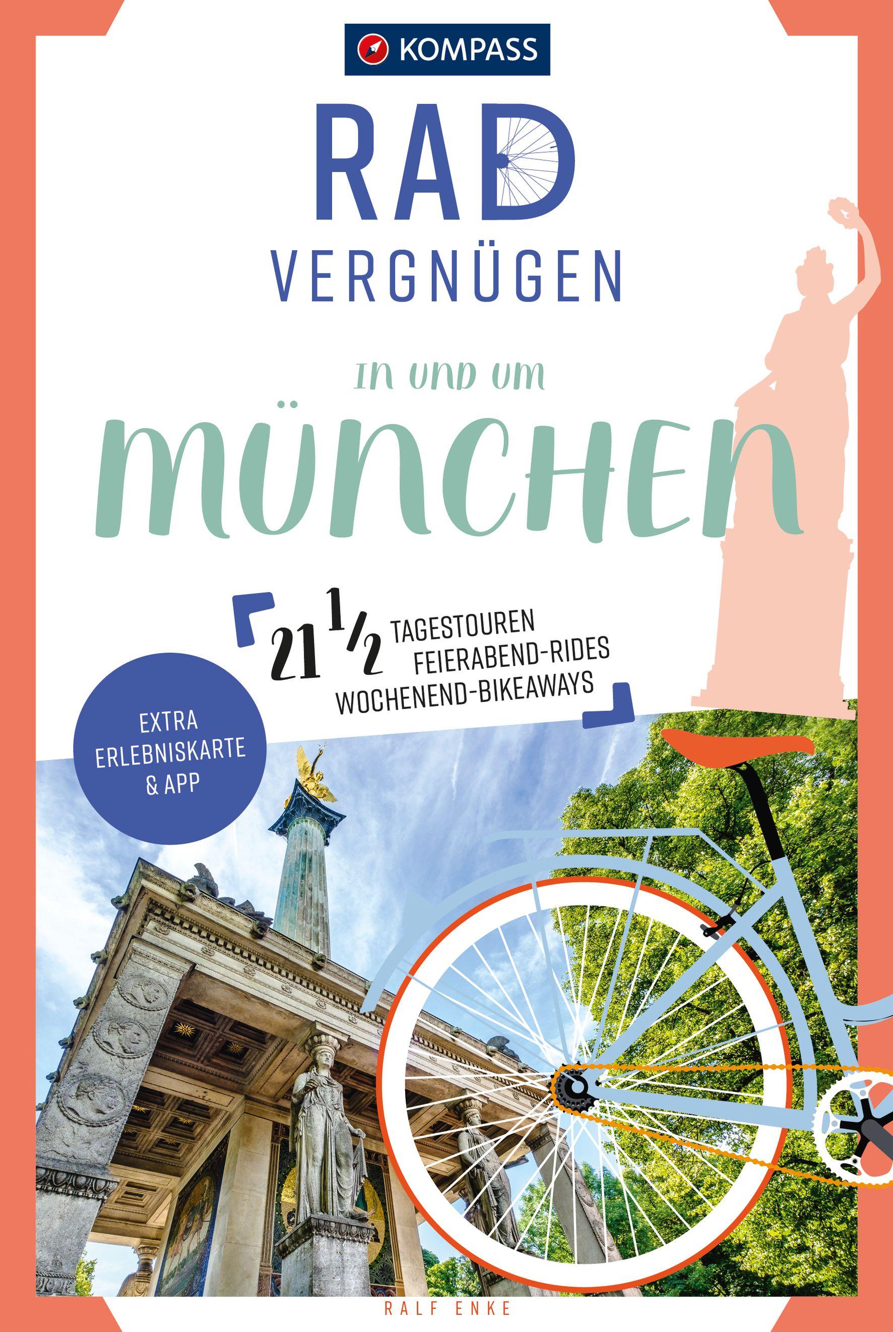 Vorderes Coverbild KOMPASS Radvergnügen in und um München