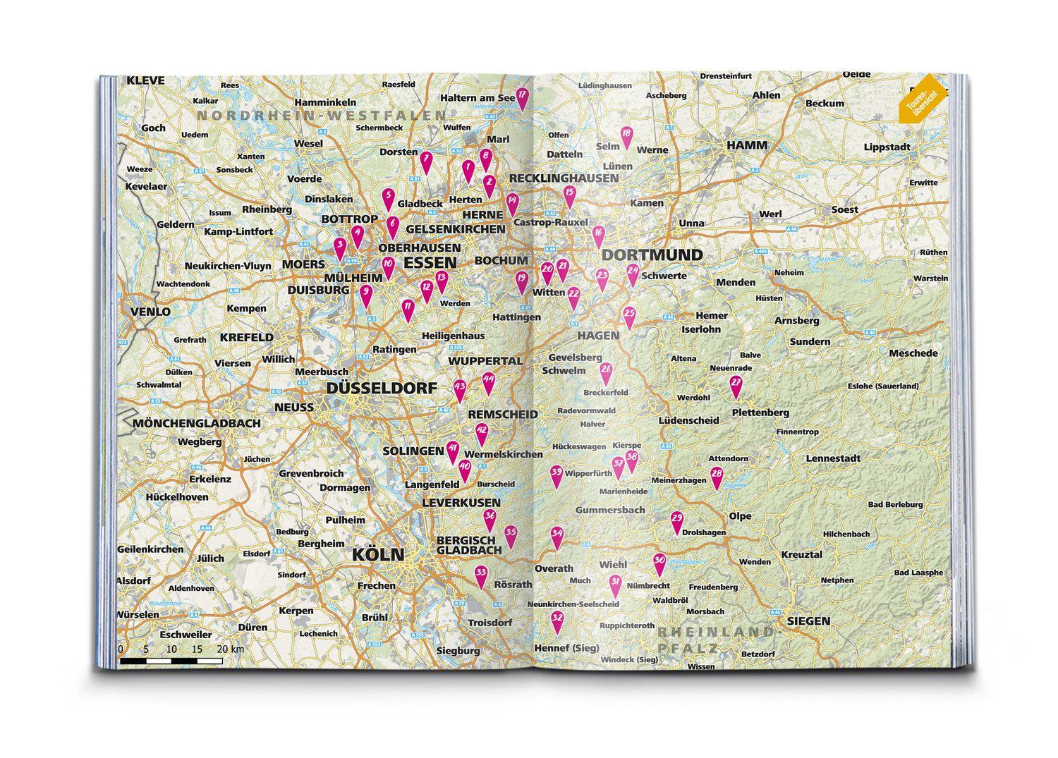 Beispielinhalt (Bild) KOMPASS Endlich Feierabend - Rhein-Ruhr