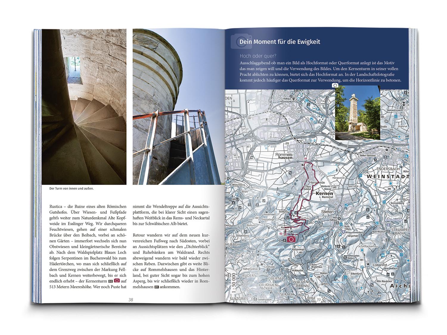 Beispielinhalt (Bild) KOMPASS Dein Augenblick Remstal