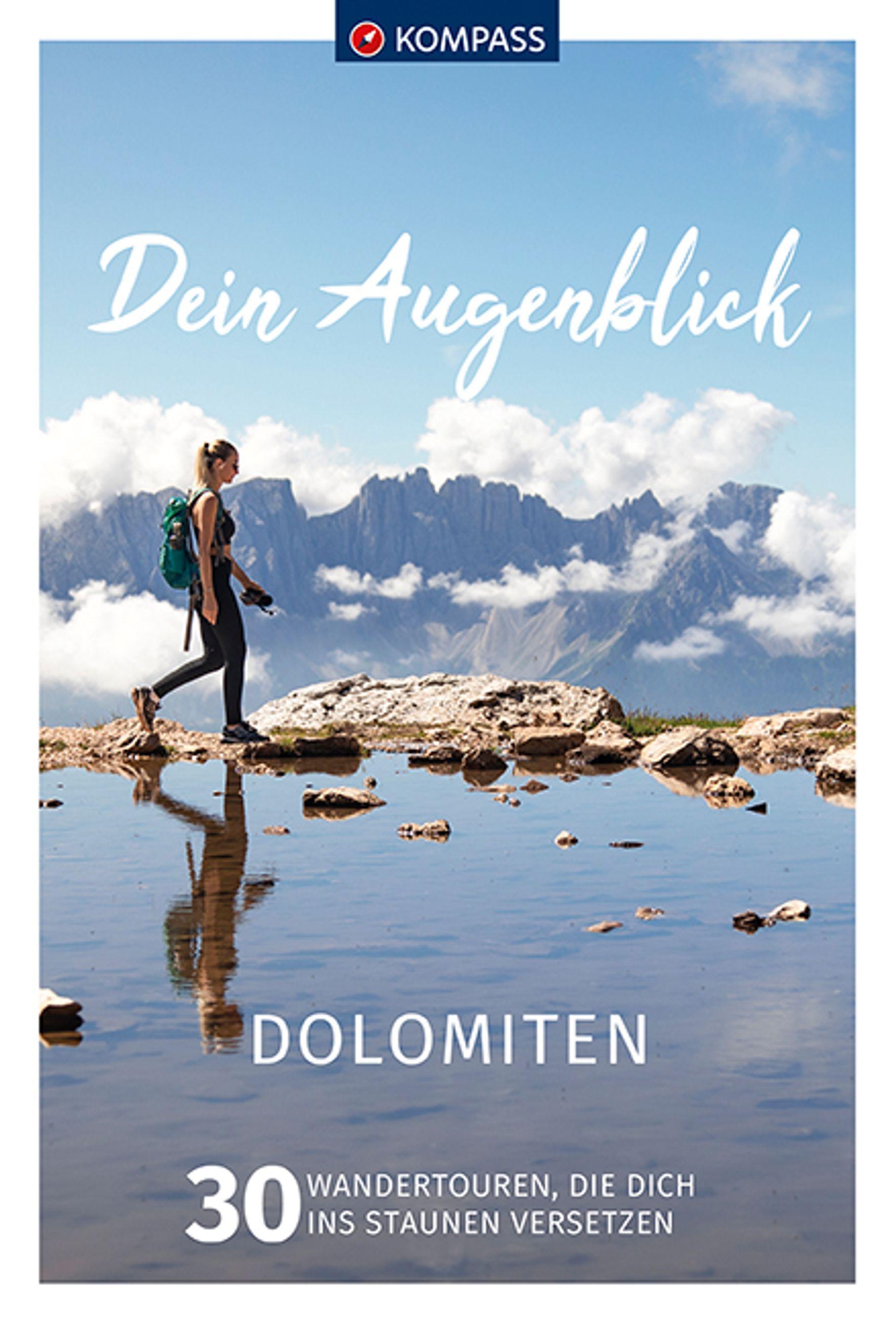 Vorderes Coverbild KOMPASS Dein Augenblick Dolomiten