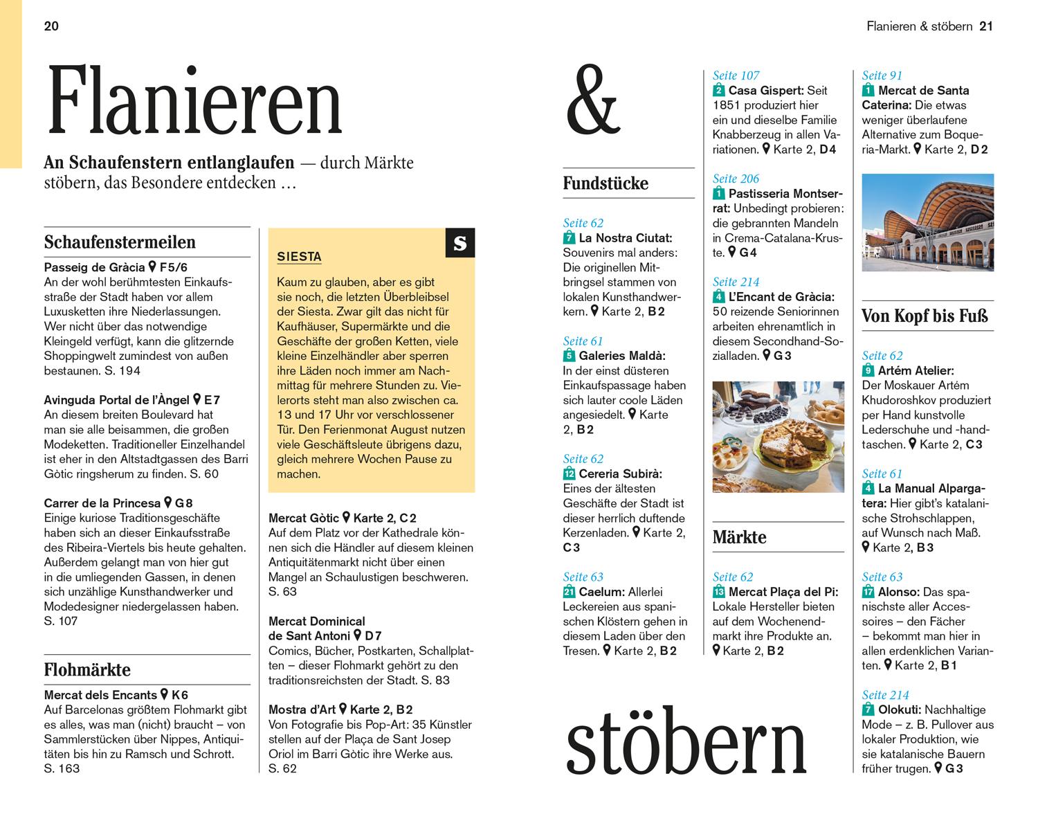 Beispielinhalt (Bild) DuMont Reise-Taschenbuch Reiseführer Barcelona