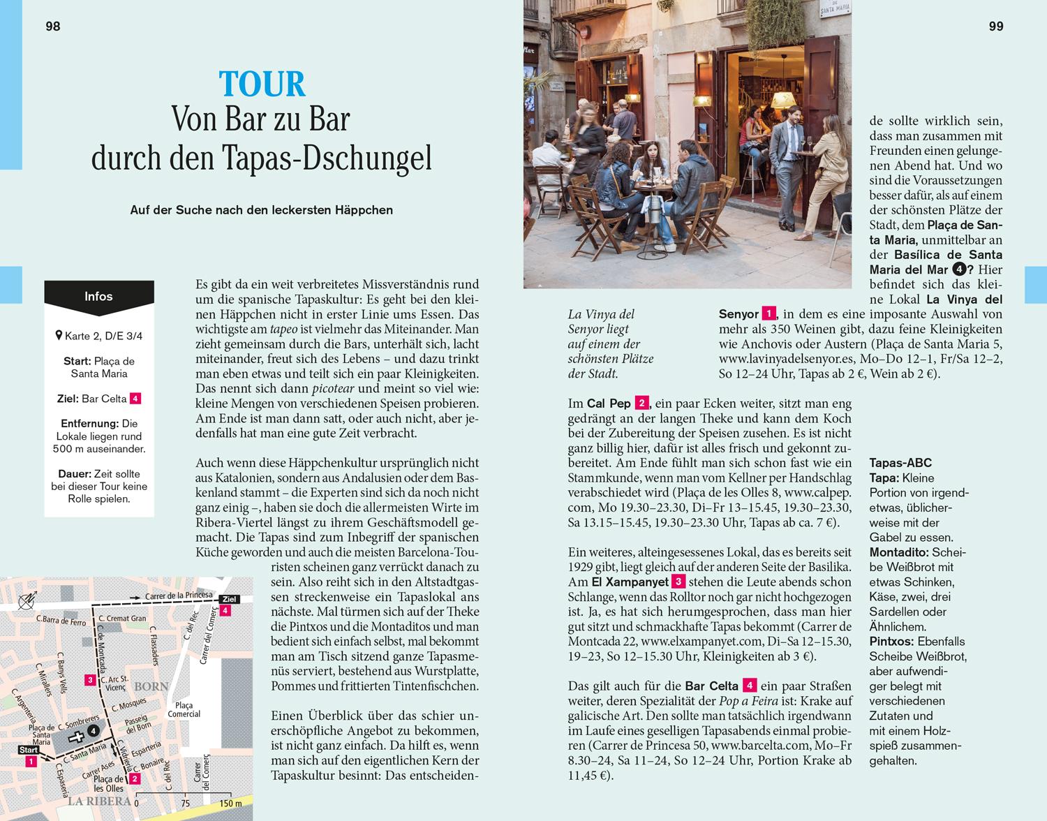 Beispielinhalt (Bild) DuMont Reise-Taschenbuch Reiseführer Barcelona