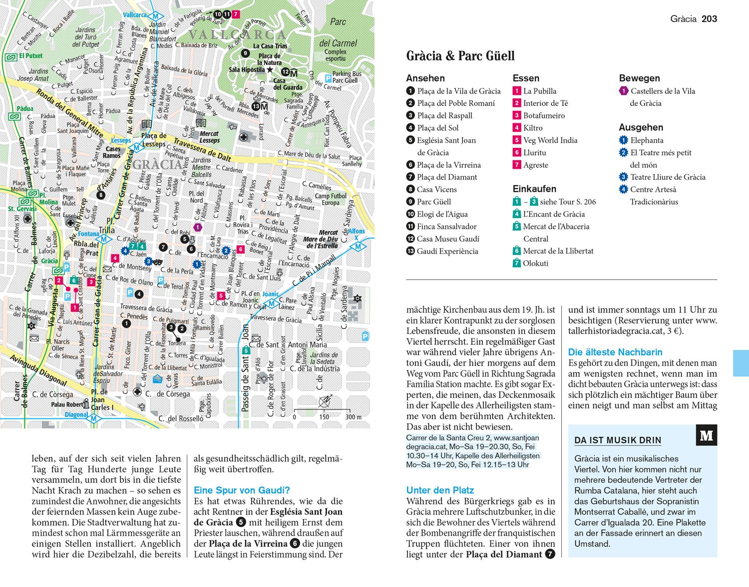 Beispielinhalt (Bild) DuMont Reise-Taschenbuch Reiseführer Barcelona