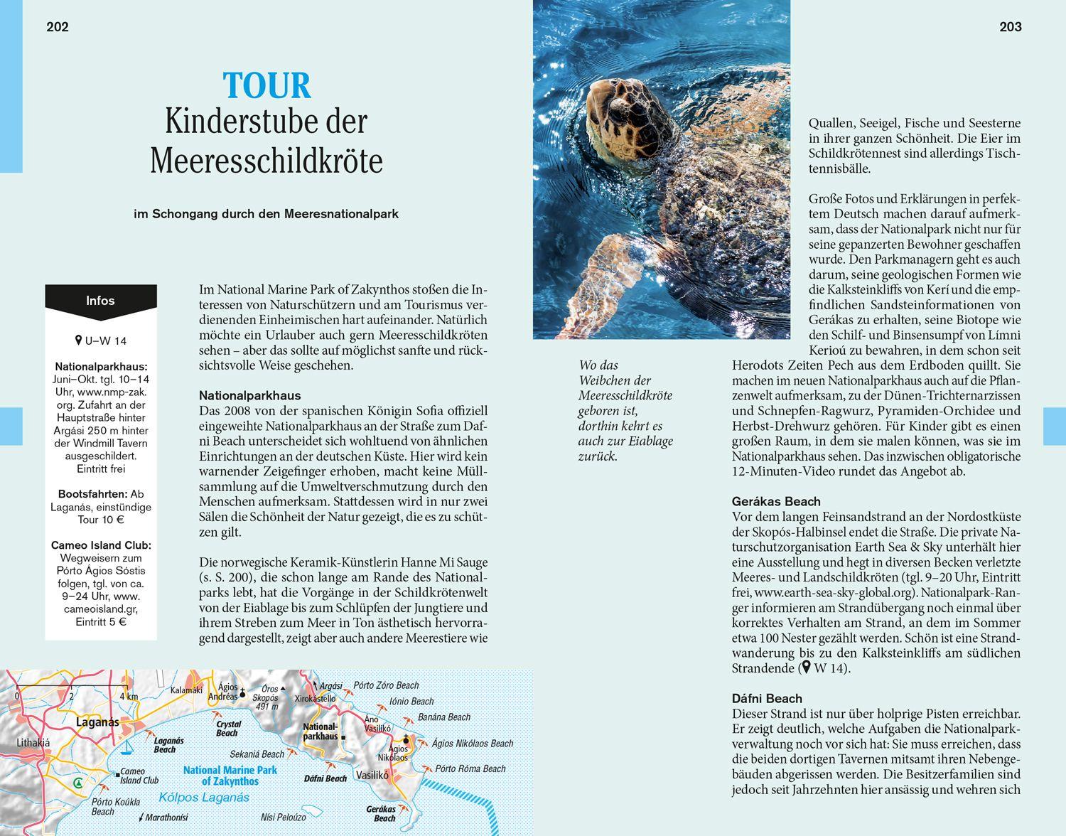 Beispielinhalt (Bild) DuMont Reise-Taschenbuch Reiseführer Korfu & Ionische Inseln