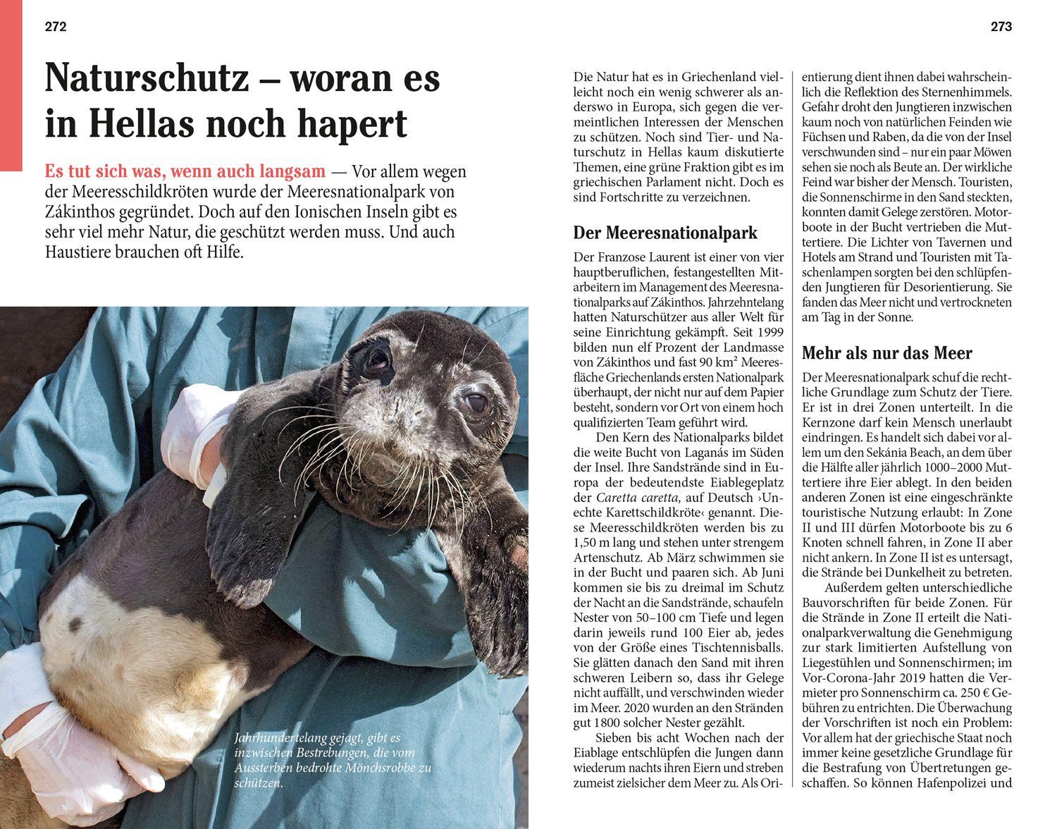 Beispielinhalt (Bild) DuMont Reise-Taschenbuch Reiseführer Korfu & Ionische Inseln