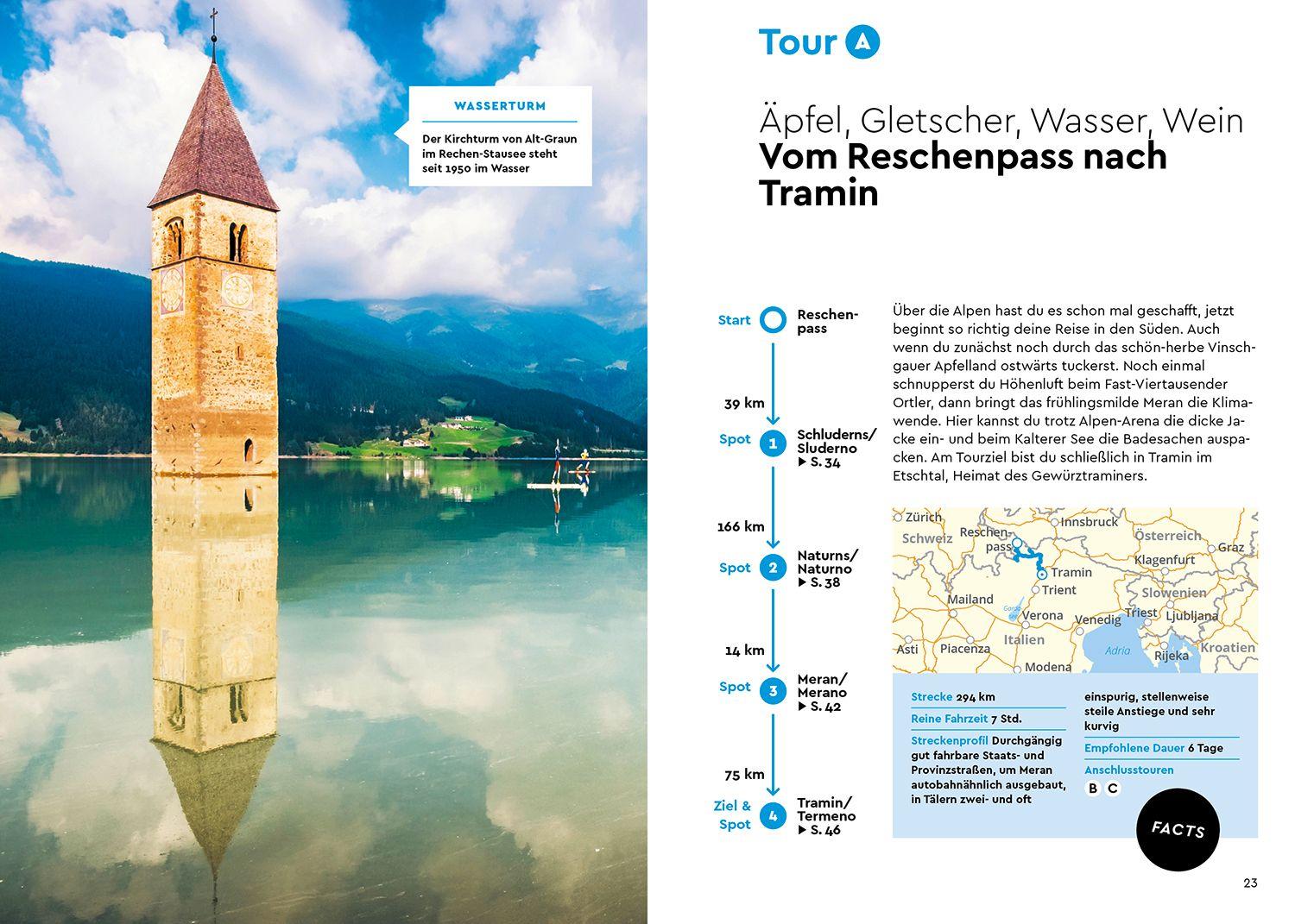 Beispielinhalt (Bild) MARCO POLO Camper Guide Südtirol, Gardasee & Venetien