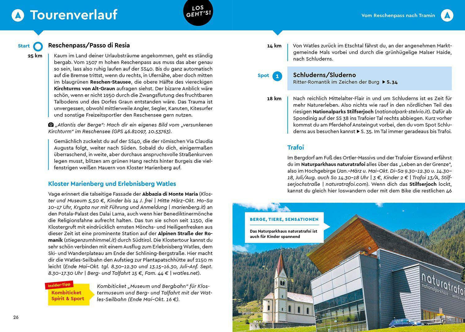 Beispielinhalt (Bild) MARCO POLO Camper Guide Südtirol, Gardasee & Venetien