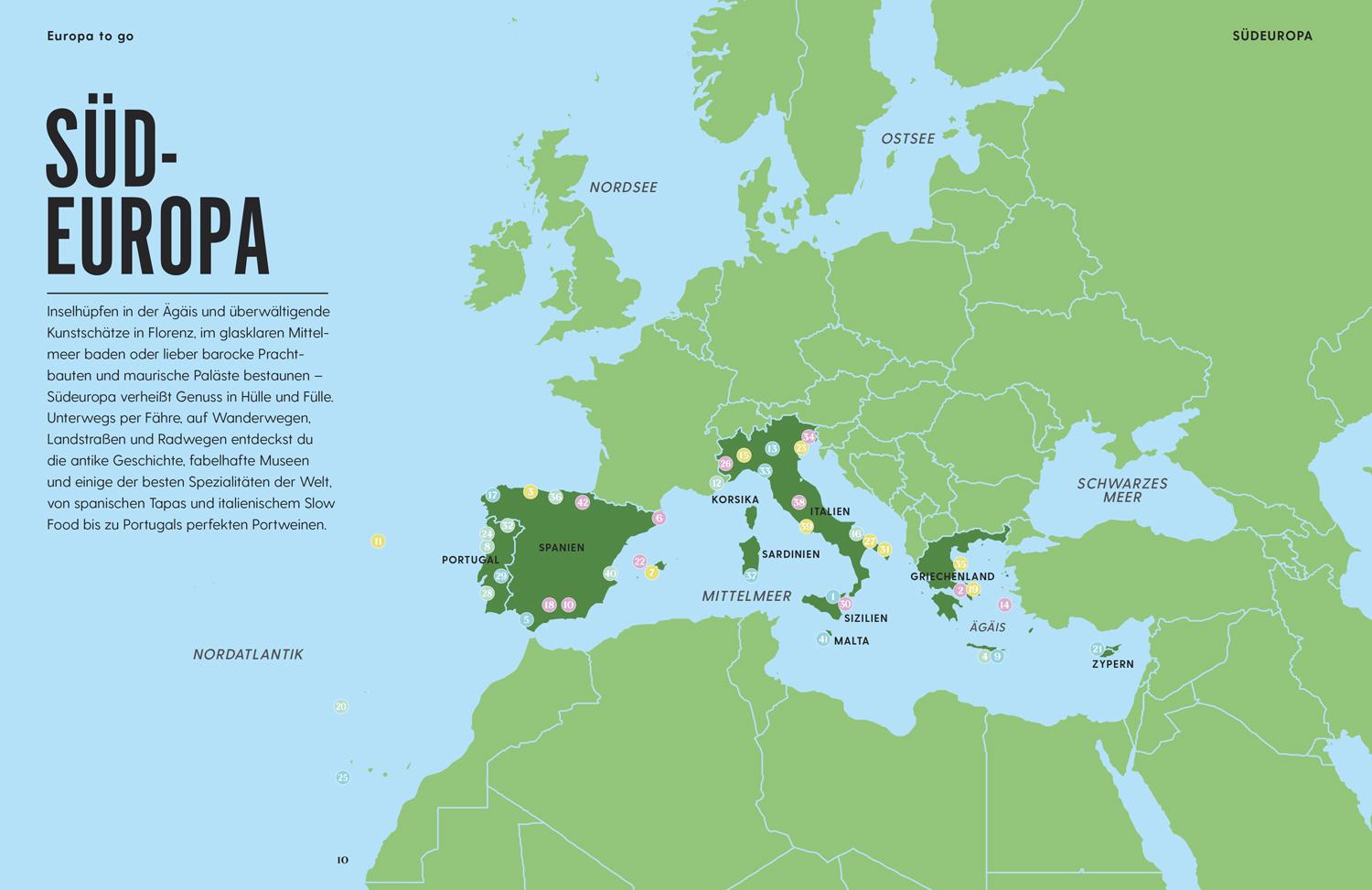 Beispielinhalt (Bild) LONELY PLANET Bildband Europa to go