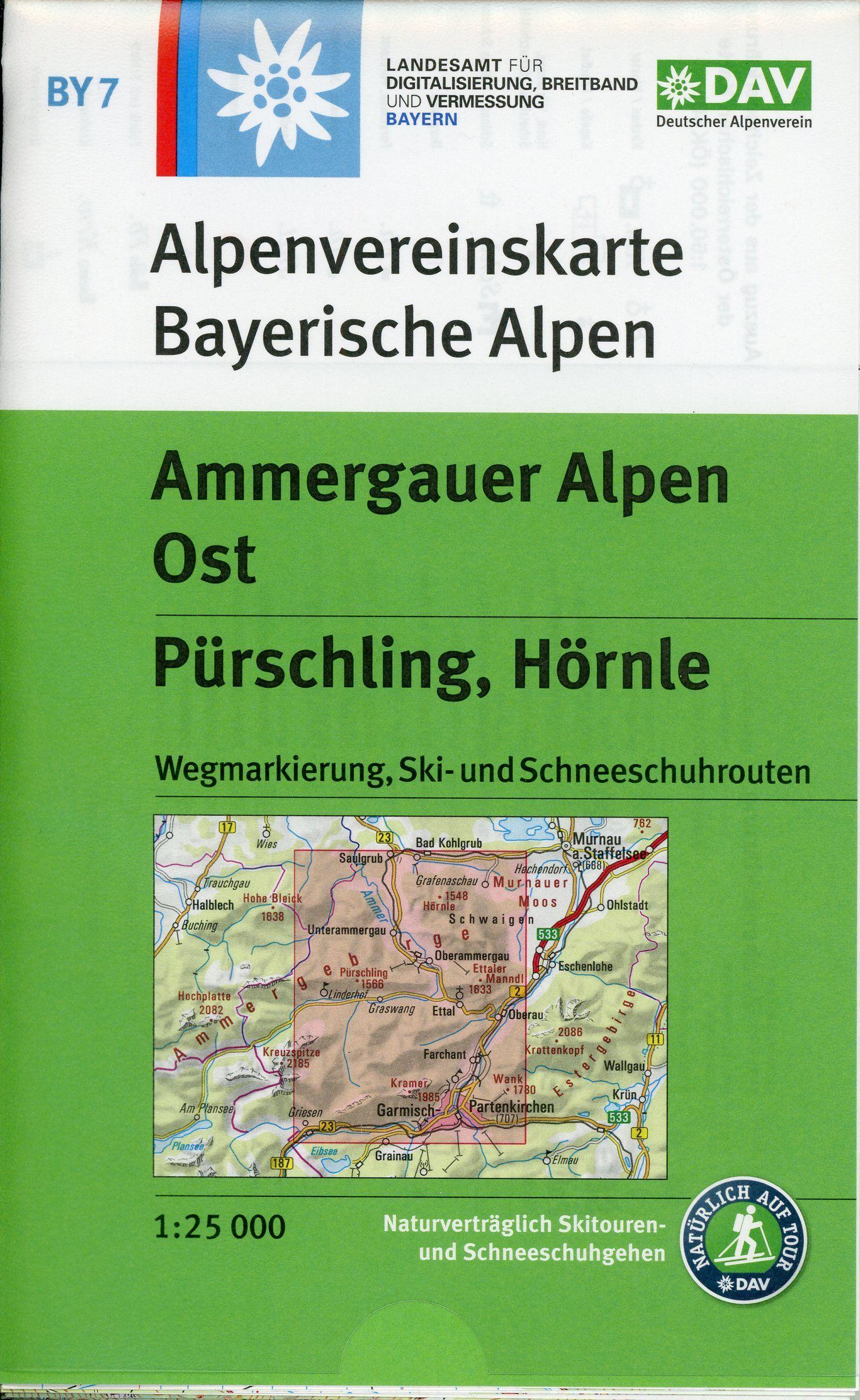 Vorderes Coverbild Ammergauer Alpen Ost, Pürschling, Hörnle