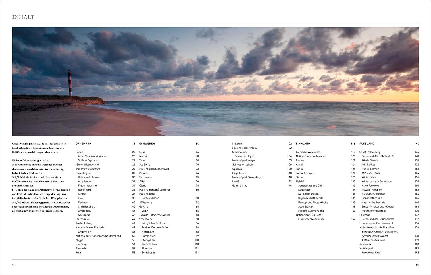 Beispielinhalt (Bild) KUNTH Ostsee. Das Buch