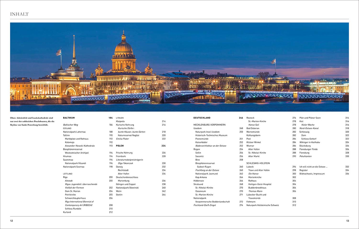 Beispielinhalt (Bild) KUNTH Ostsee. Das Buch