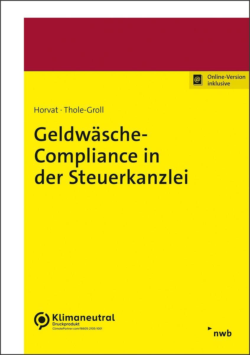 Vorderes Coverbild Geldwäsche-Compliance in der Steuerkanzlei
