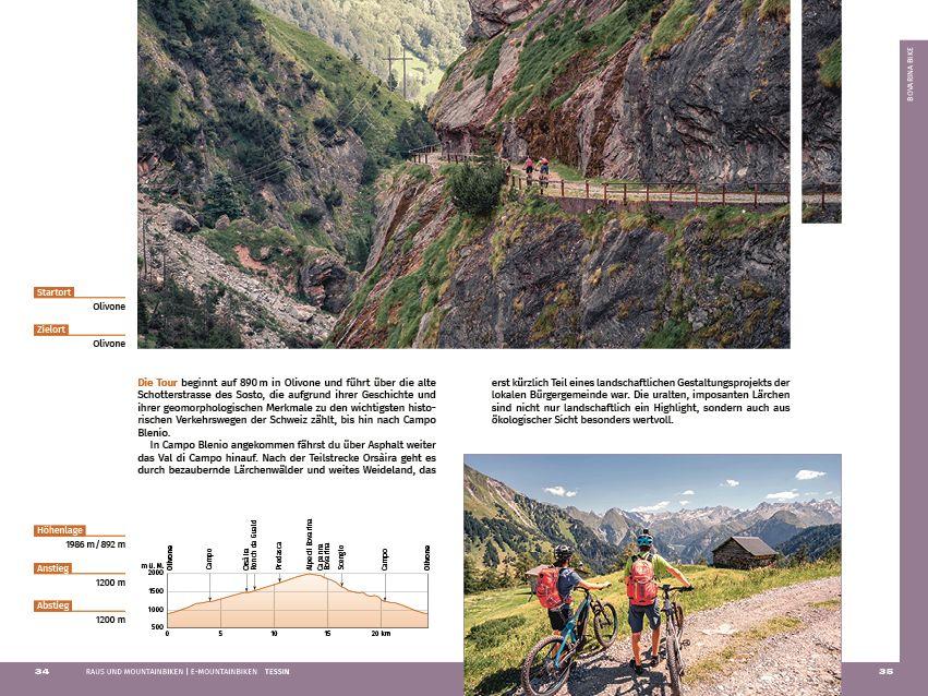 Beispielinhalt (Bild) Tessin Raus und Mountainbiken | E-Mountainbiken