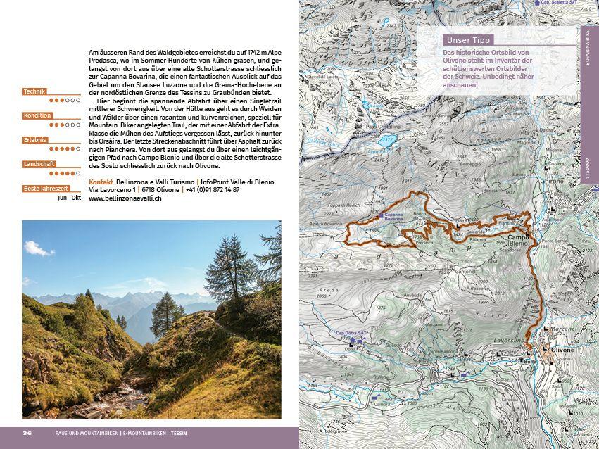 Beispielinhalt (Bild) Tessin Raus und Mountainbiken | E-Mountainbiken