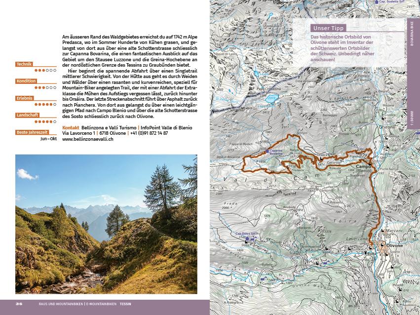 Beispielinhalt (Bild) Tessin Raus und Mountainbiken | E-Mountainbiken