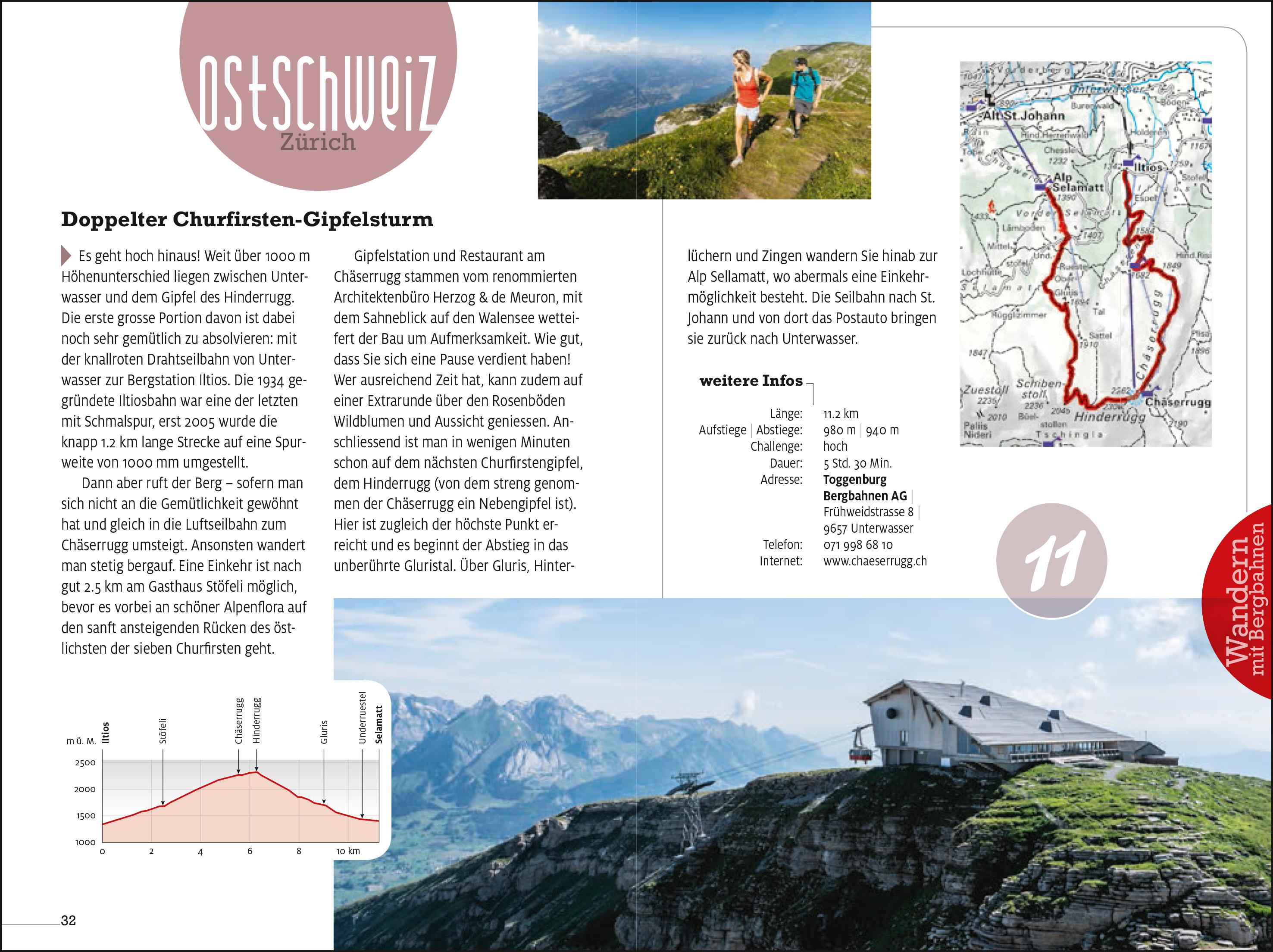 Beispielinhalt (Bild) Wandern mit Bergbahnen Erlebnis Schweiz