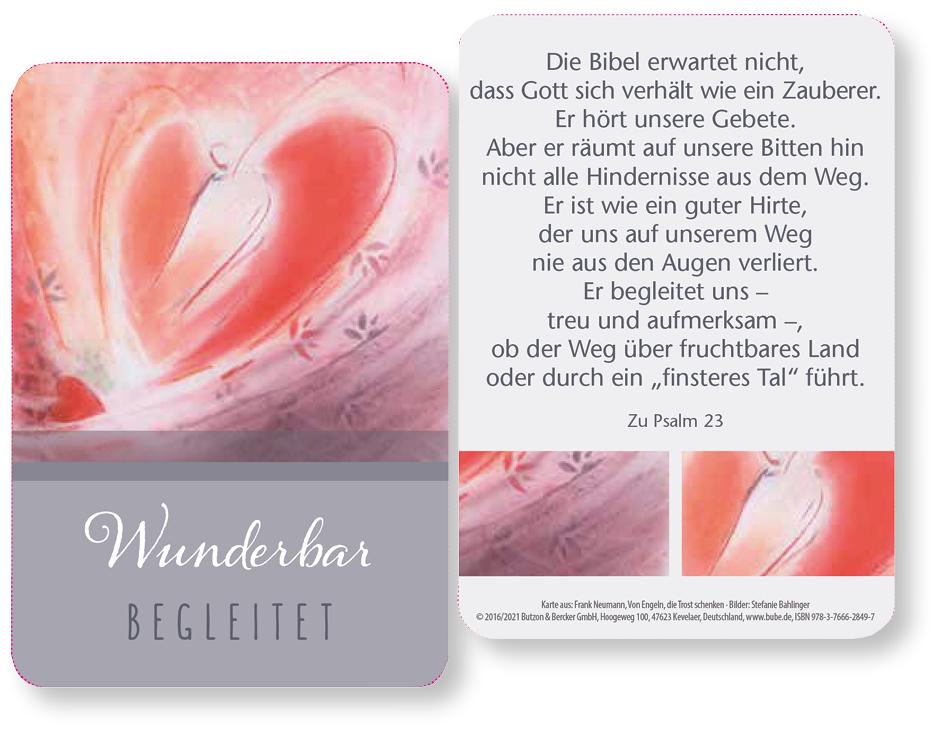 Beispielinhalt (Bild) Von Engeln, die Trost schenken