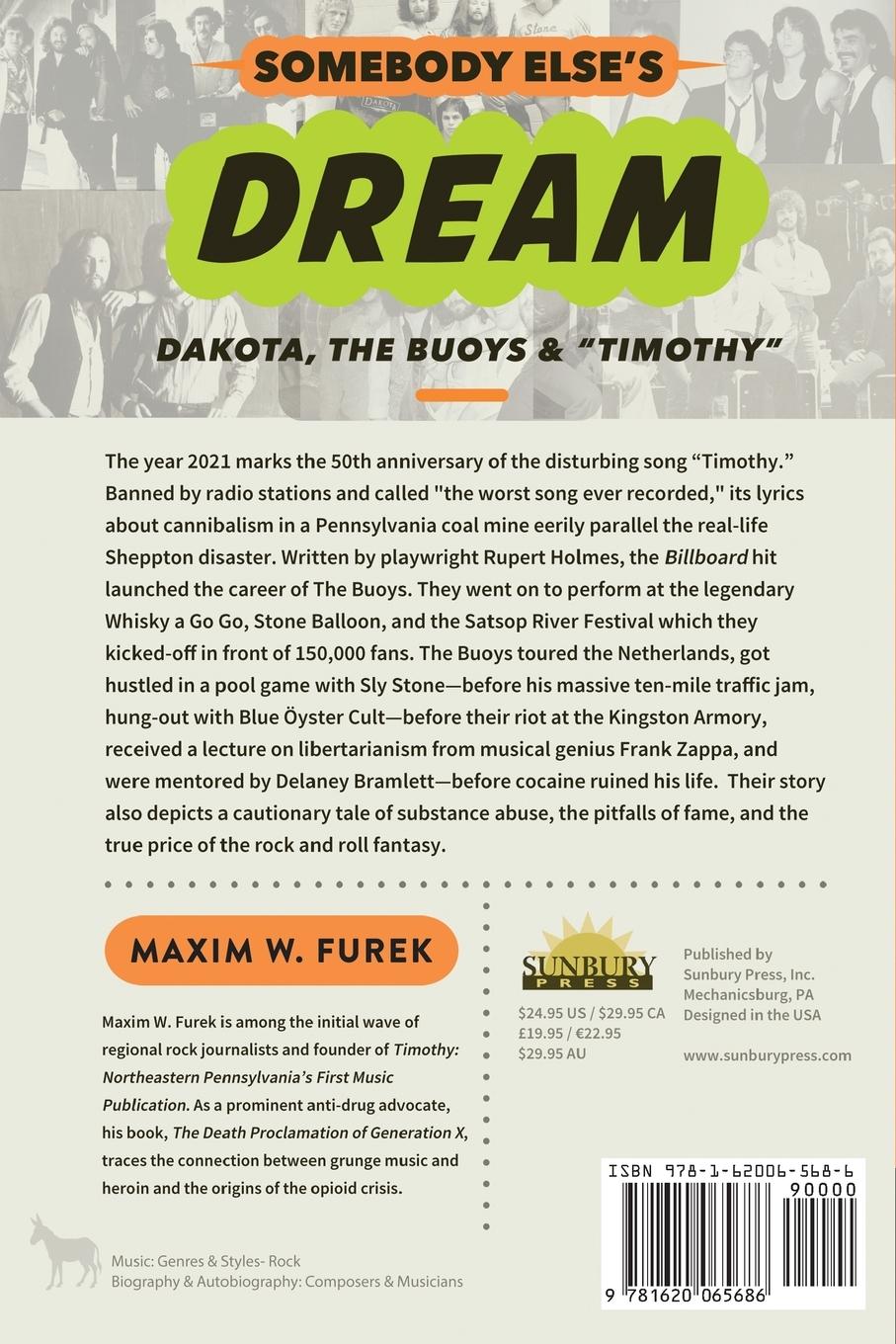 Rückseitencover Somebody Else's Dream