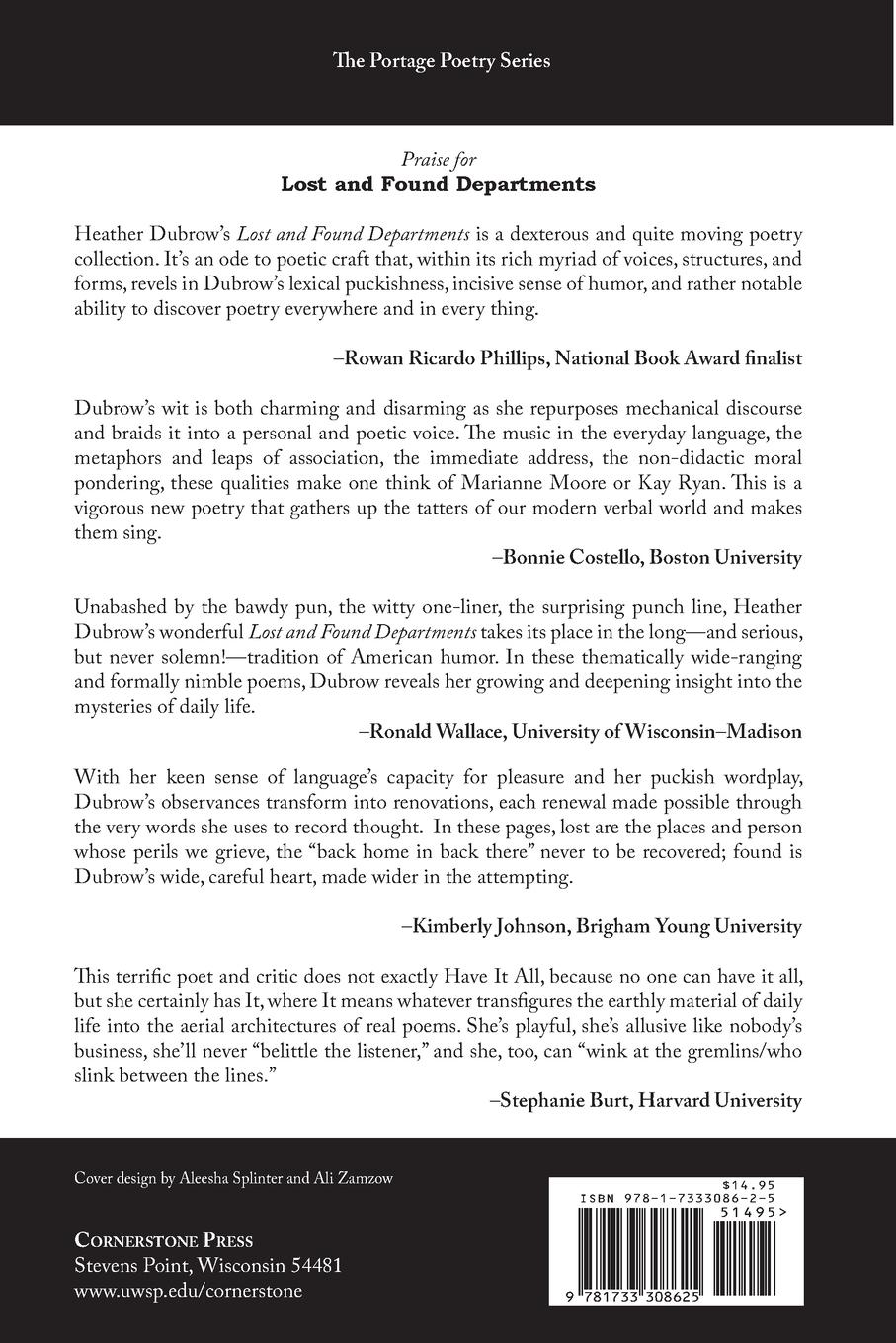 Rückseitencover Lost and Found Departments