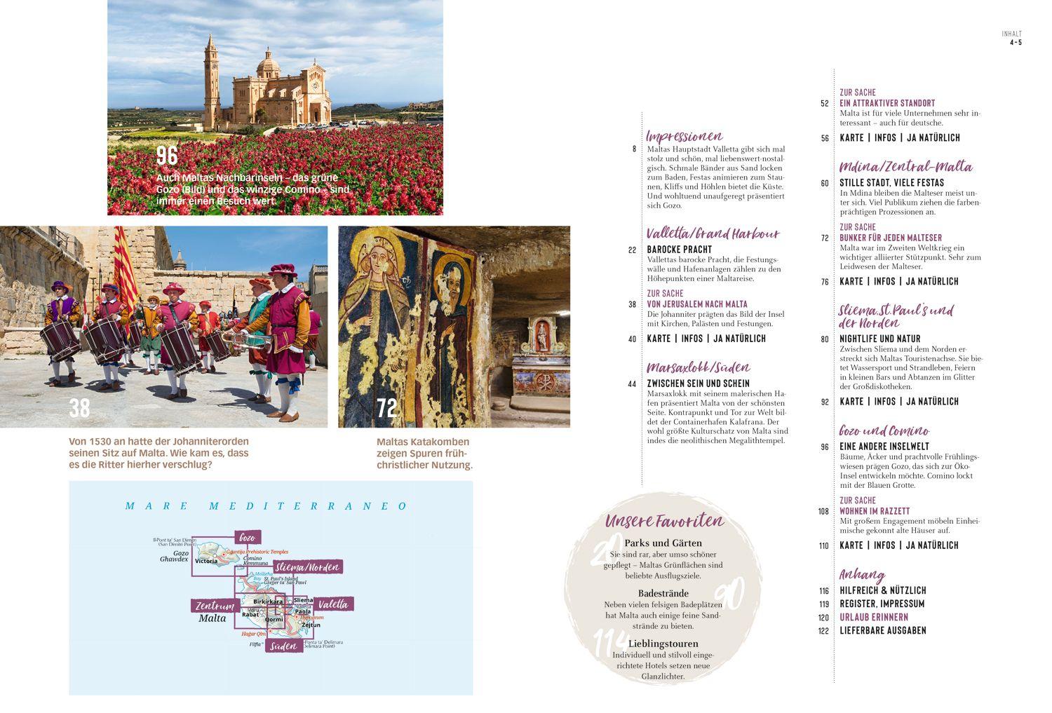 Beispielinhalt (Bild) DuMont Bildatlas Malta