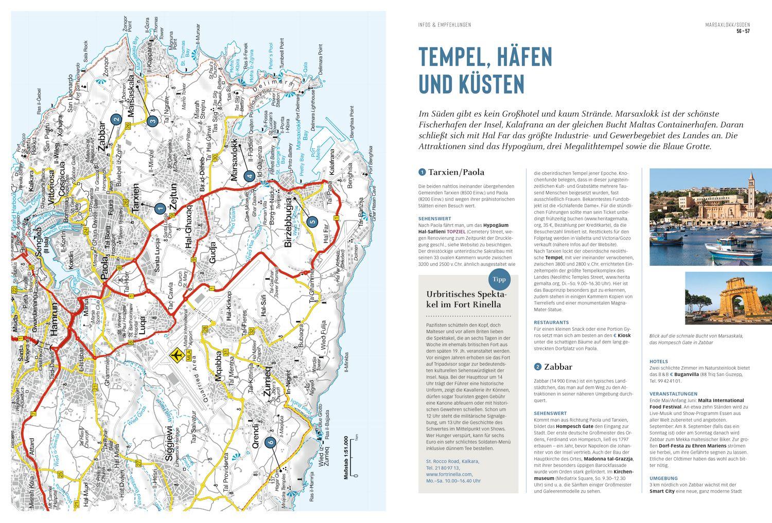 Beispielinhalt (Bild) DuMont Bildatlas Malta