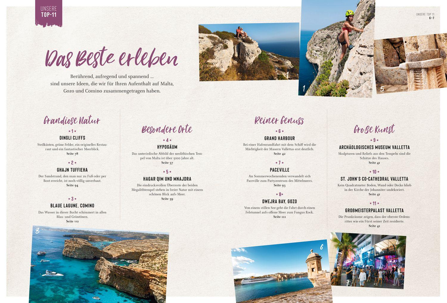 Beispielinhalt (Bild) DuMont Bildatlas Malta