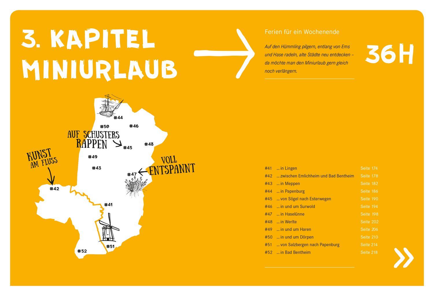 Beispielinhalt (Bild) 52 kleine & große Eskapaden im Emsland