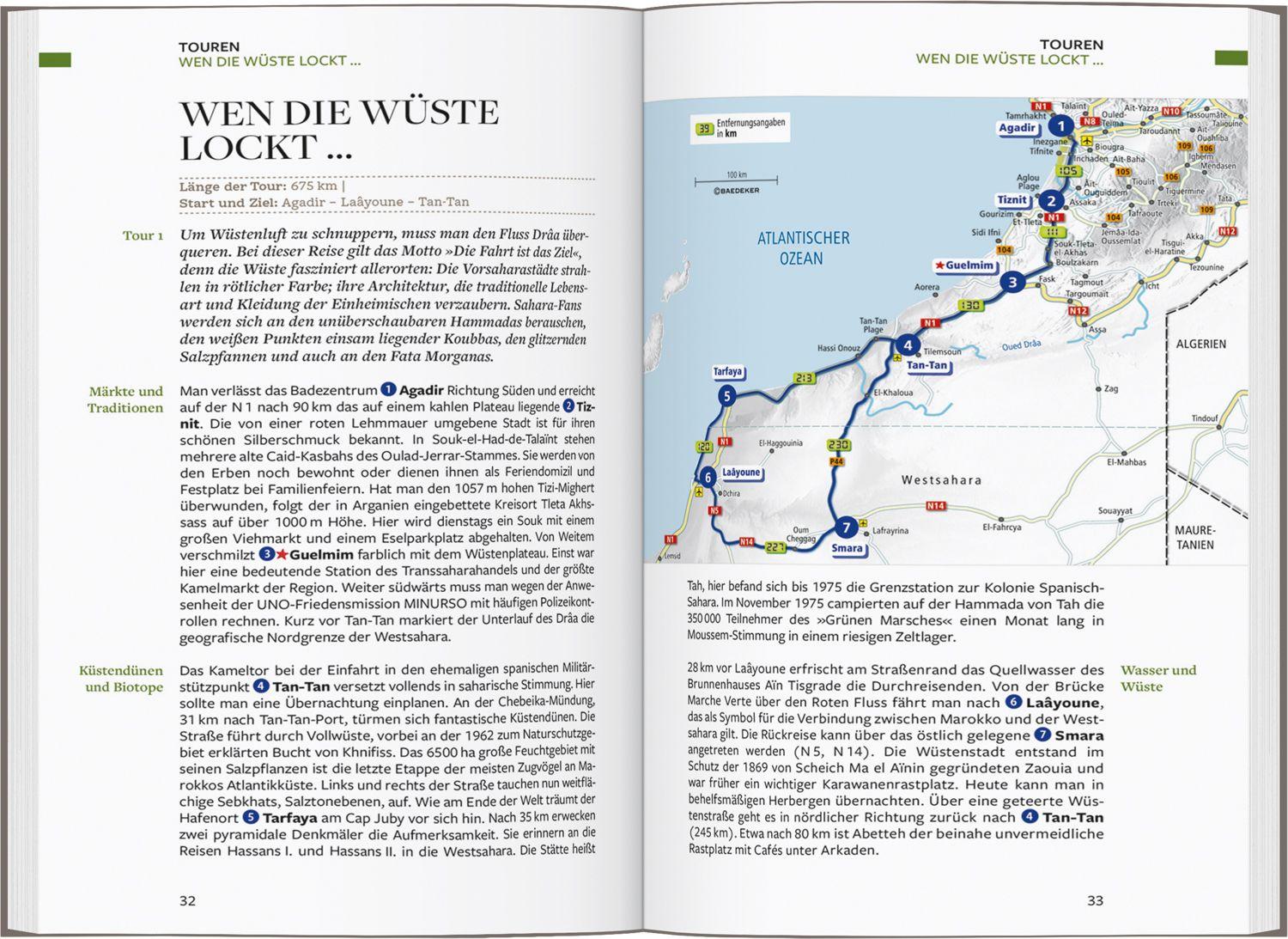 Beispielinhalt (Bild) Baedeker Reiseführer Marokko