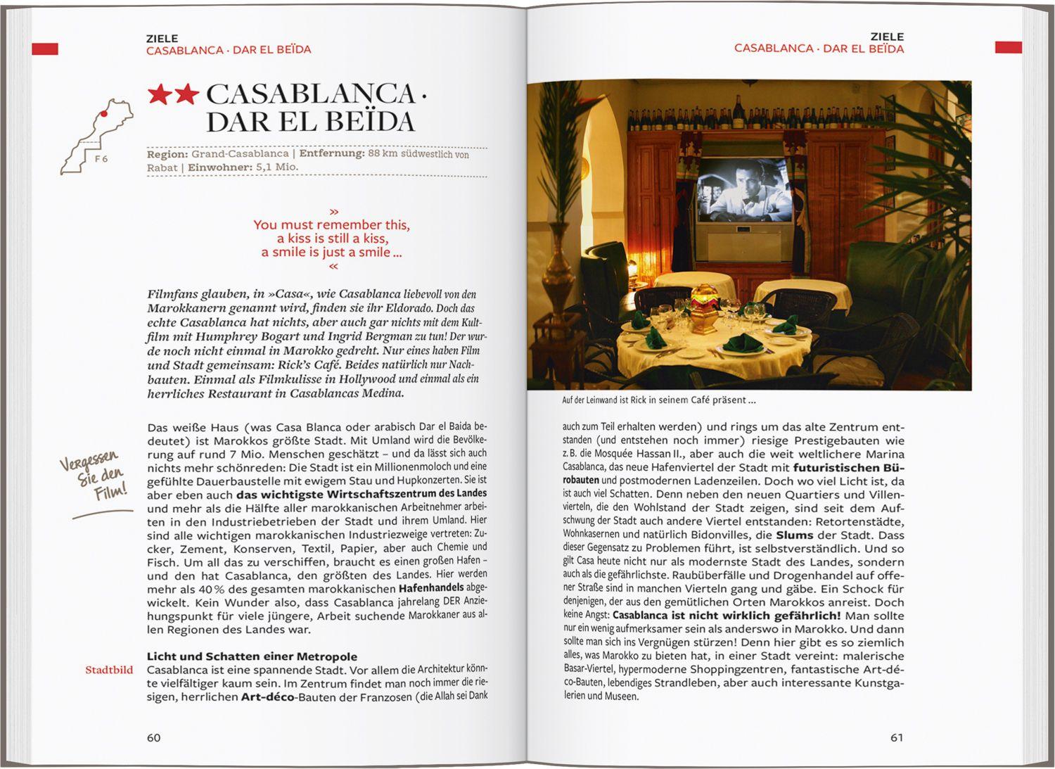 Beispielinhalt (Bild) Baedeker Reiseführer Marokko