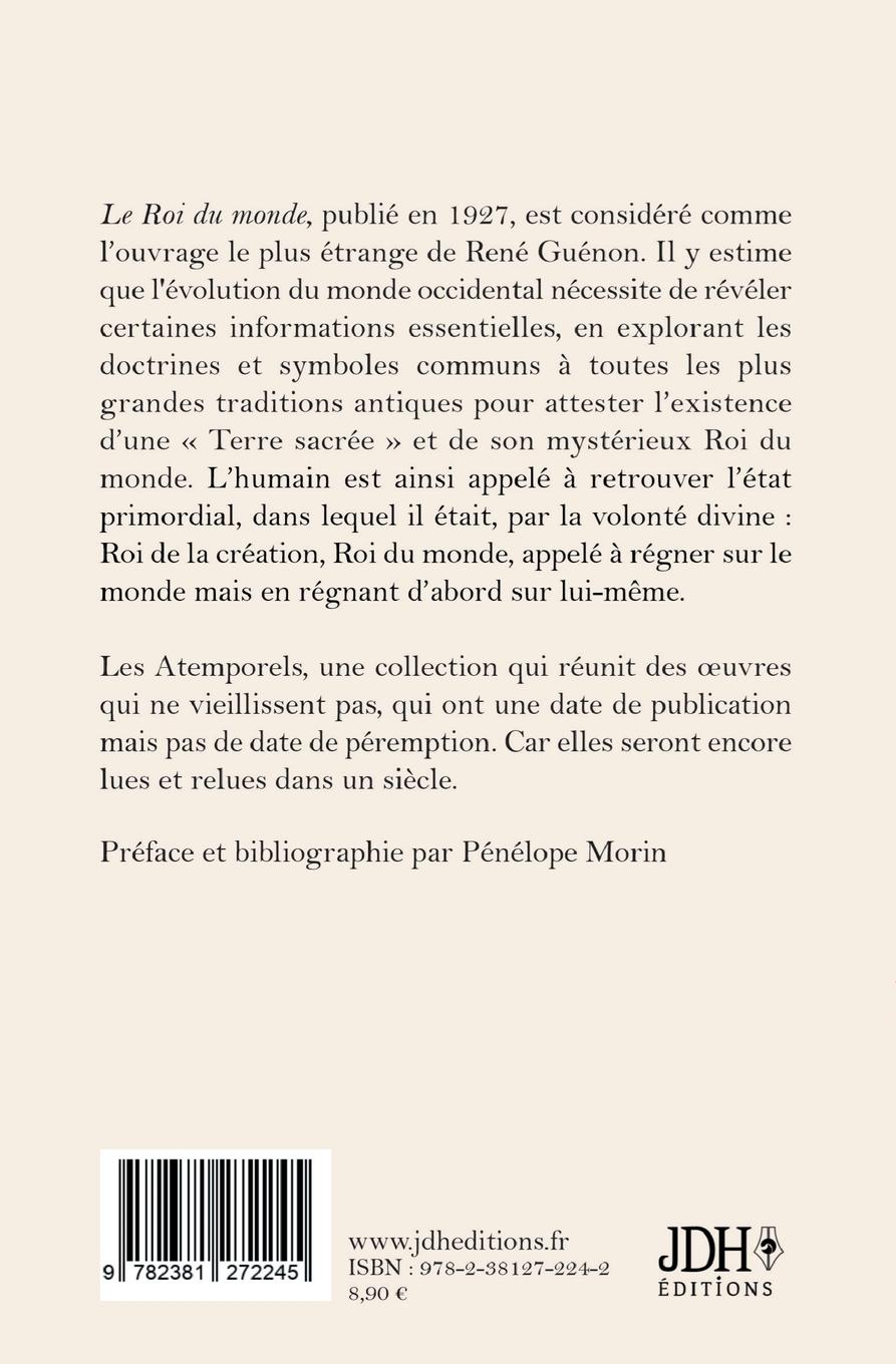 Rückseitencover Le Roi du monde