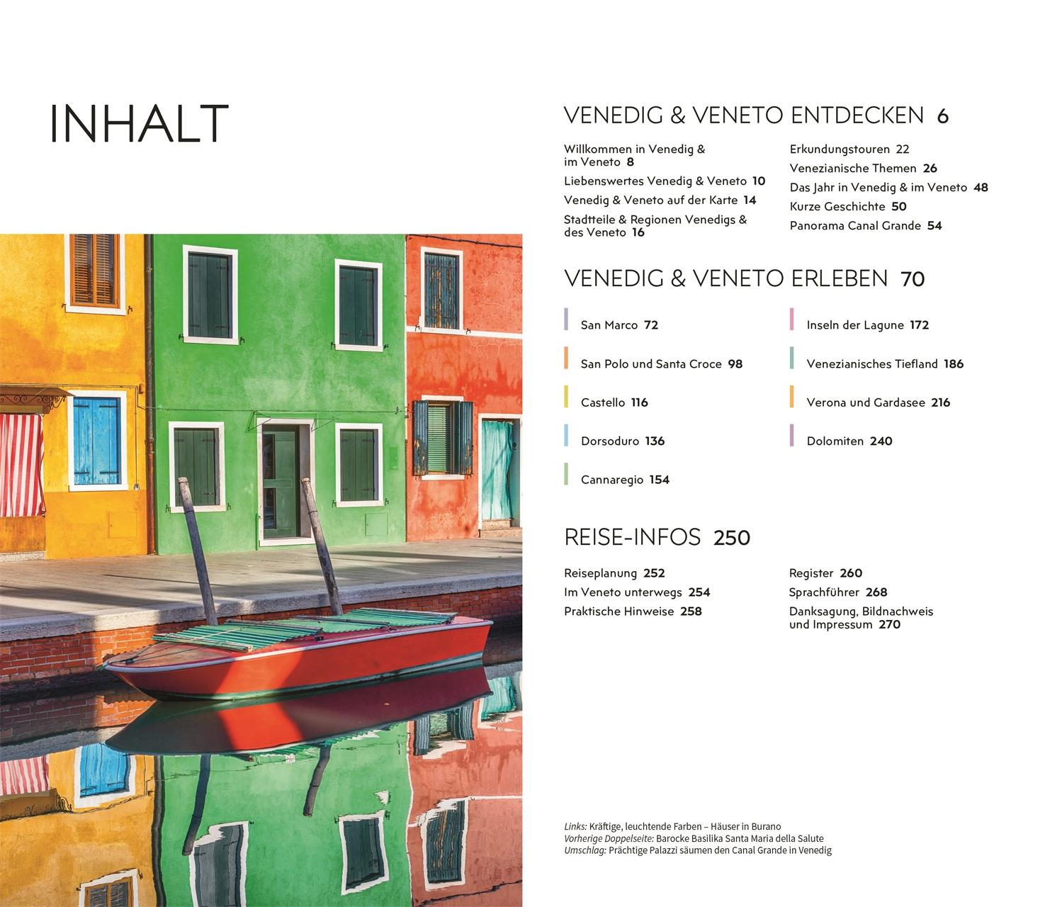 Beispielinhalt (Bild) Vis-à-Vis Reiseführer Venedig & Veneto