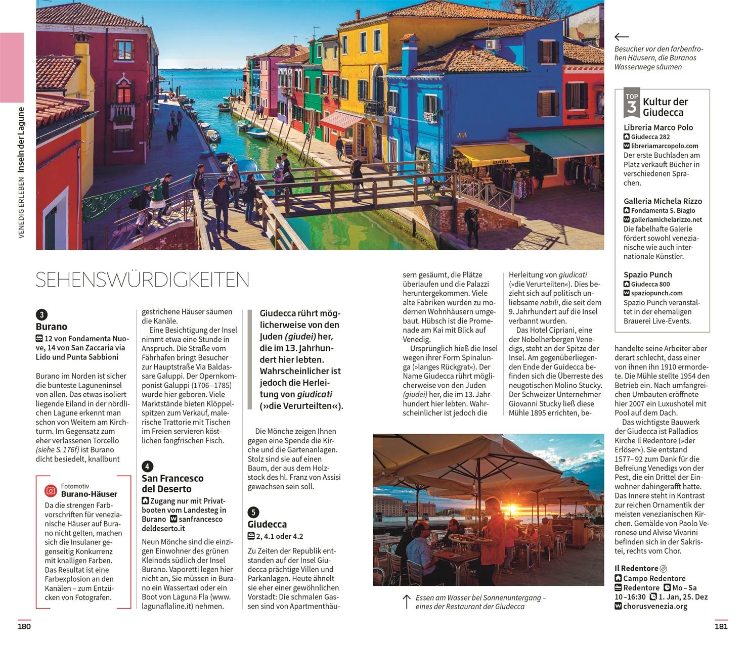 Beispielinhalt (Bild) Vis-à-Vis Reiseführer Venedig & Veneto