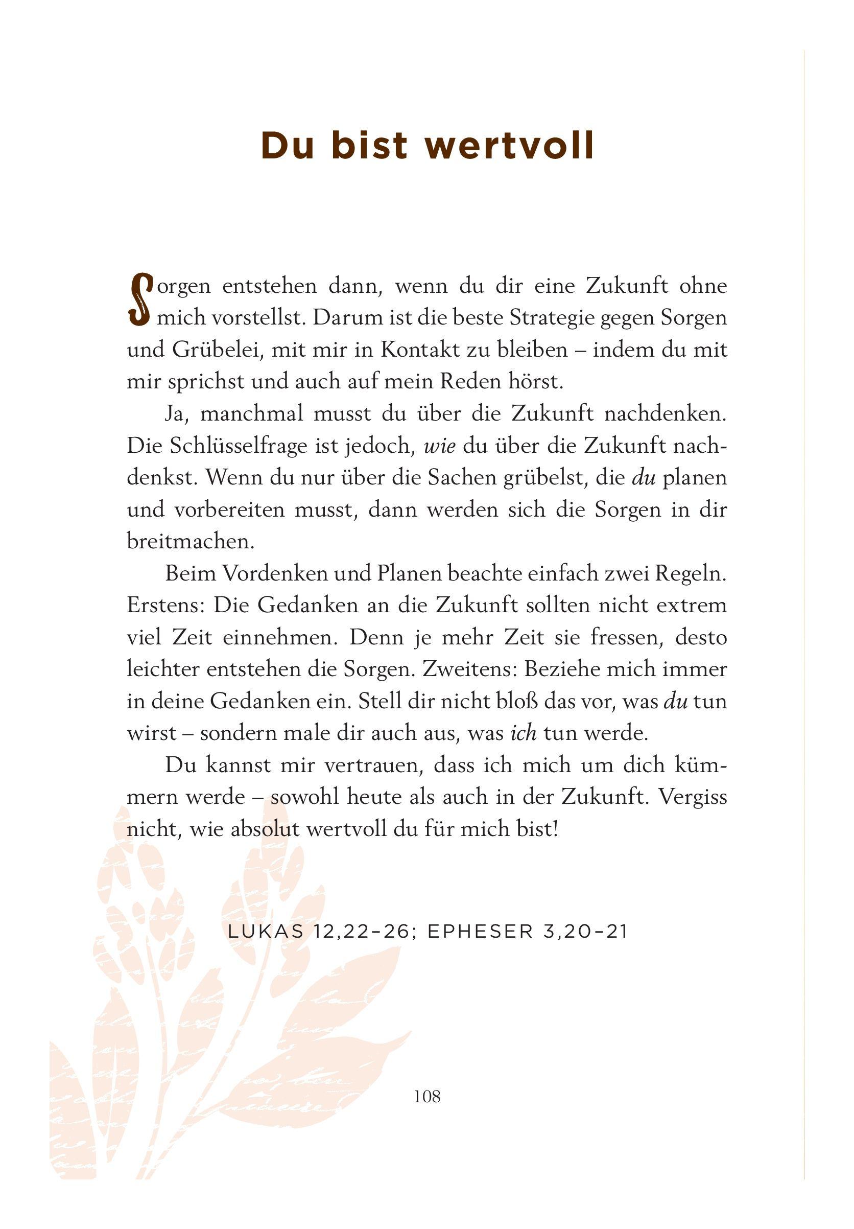 Beispielinhalt (Bild) Ich bin bei dir - für Teens