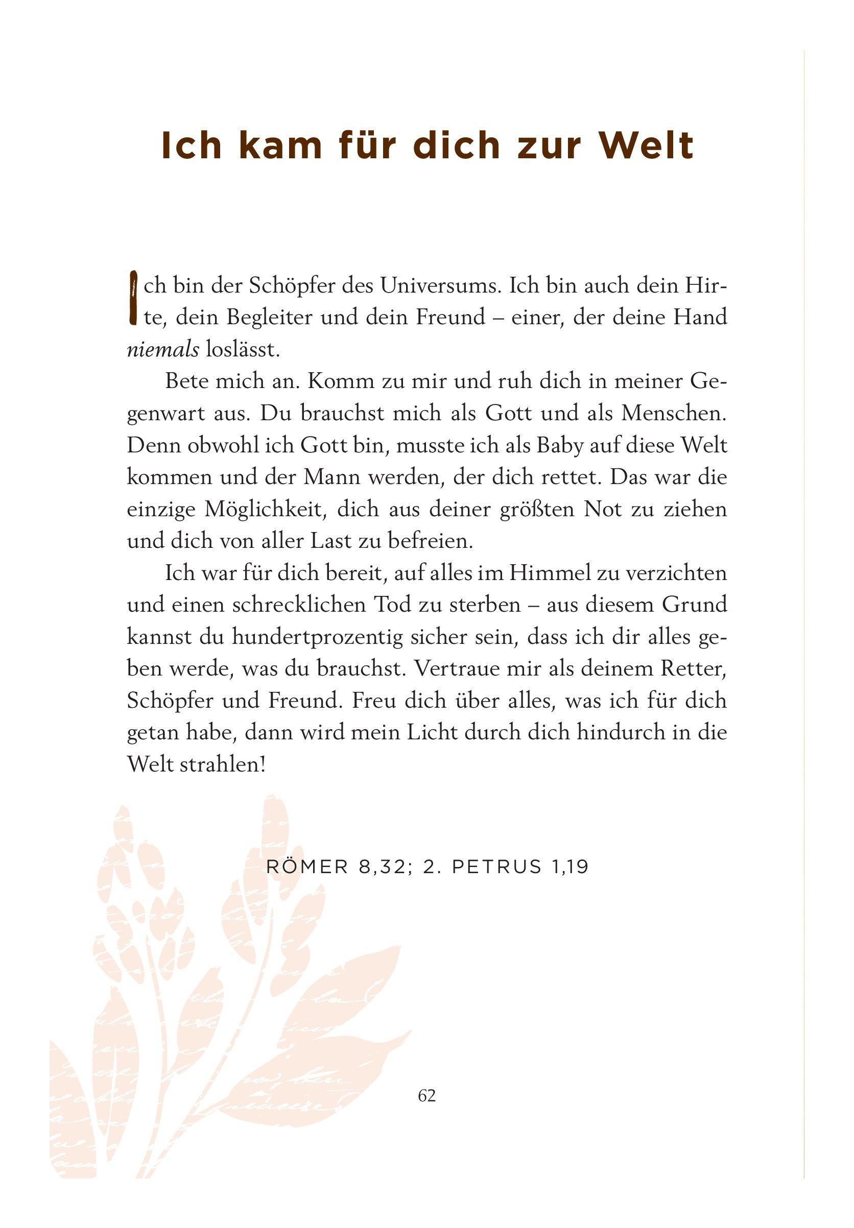 Beispielinhalt (Bild) Ich bin bei dir - für Teens