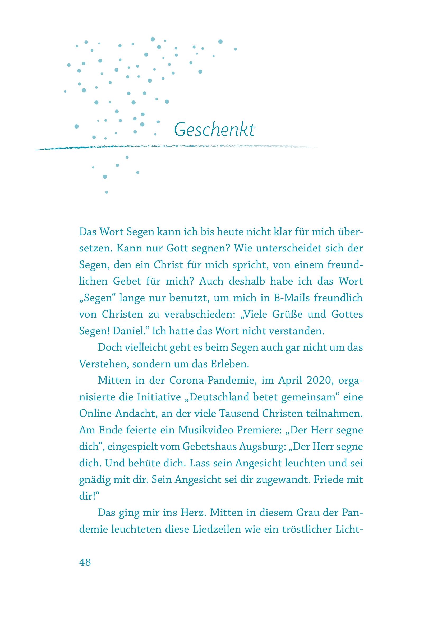 Beispielinhalt (Bild) Ein Himmel voller Segen