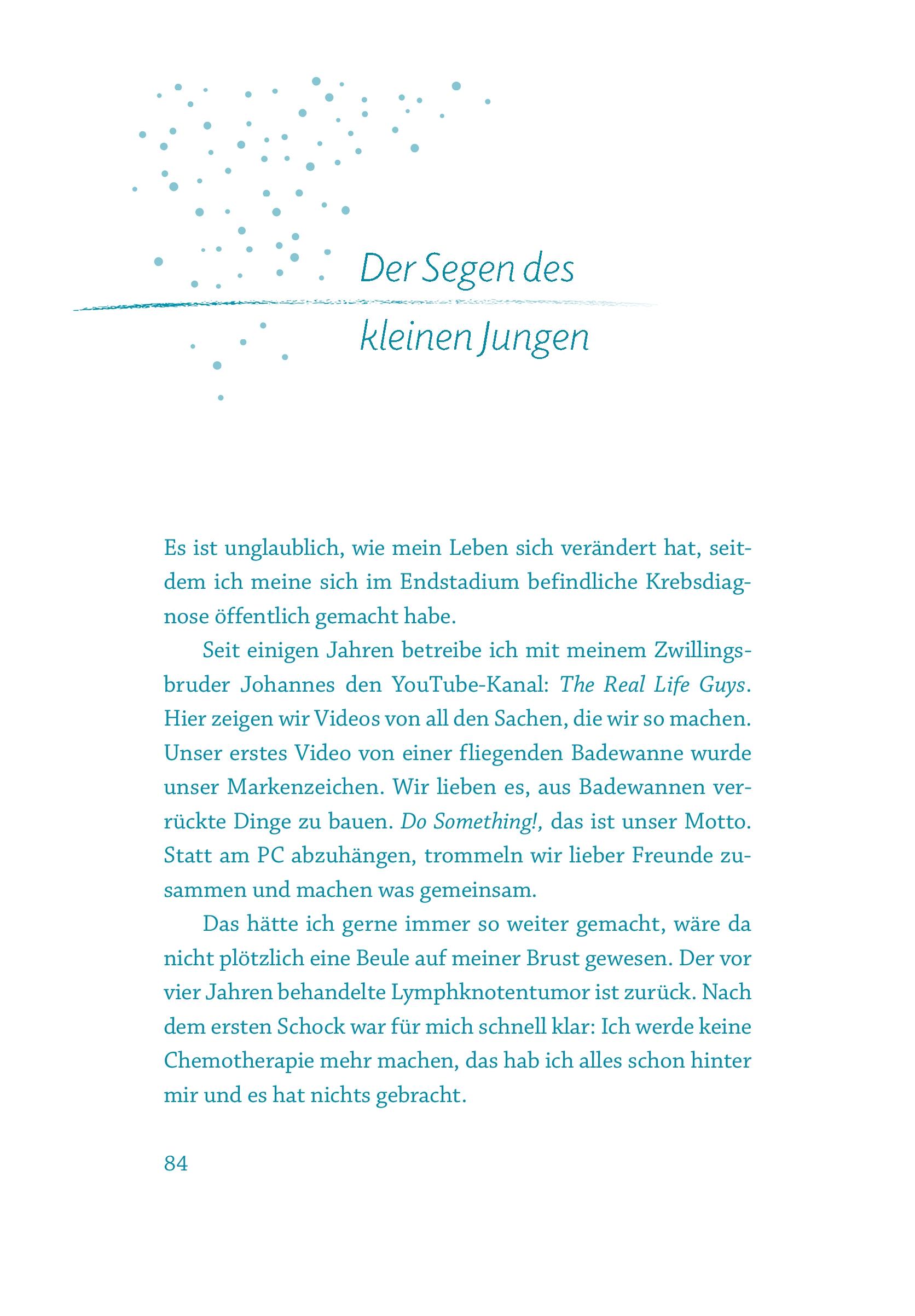 Beispielinhalt (Bild) Ein Himmel voller Segen