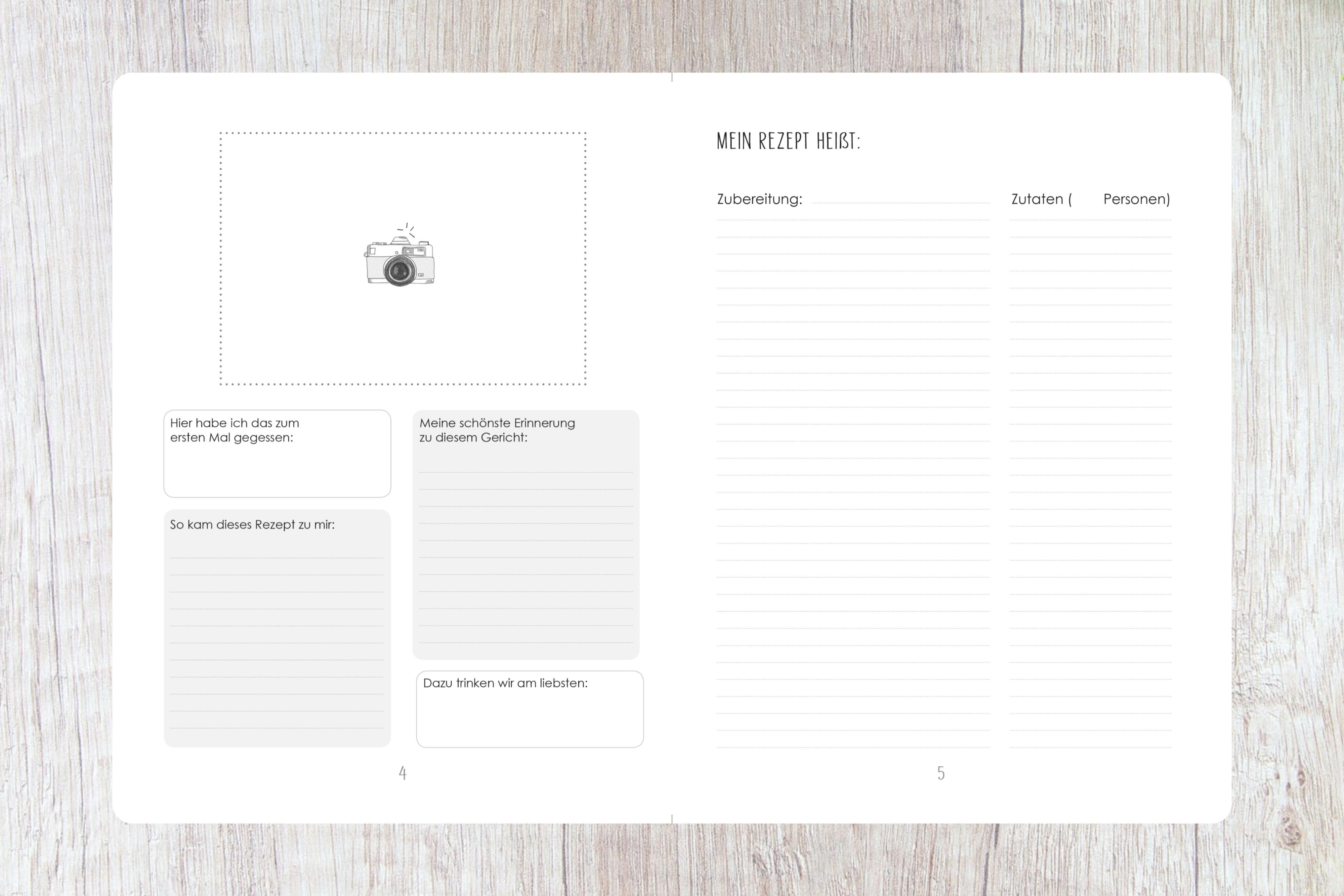 Beispielinhalt (Bild) Meine Rezepte lavendel