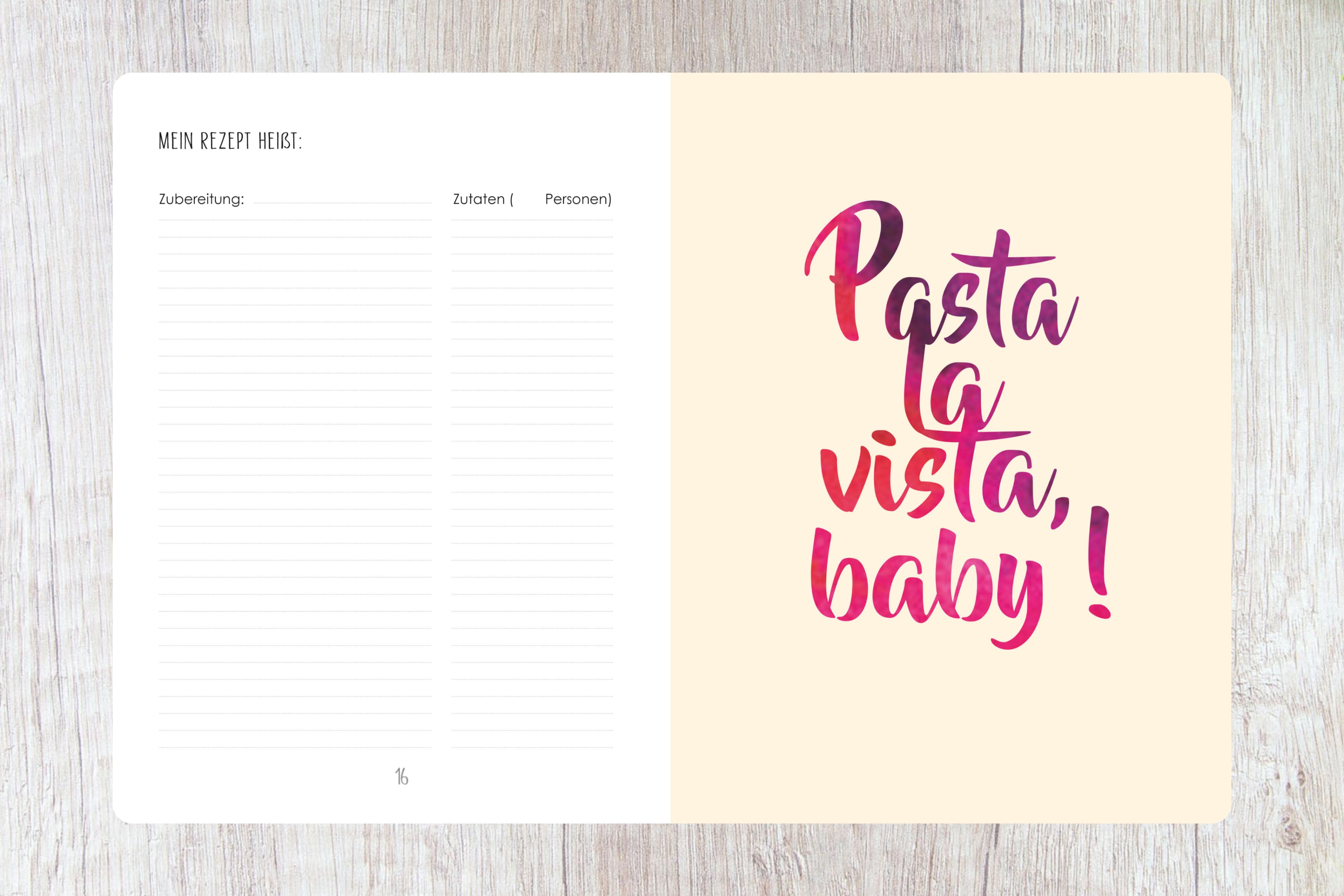 Beispielinhalt (Bild) Meine Rezepte lavendel