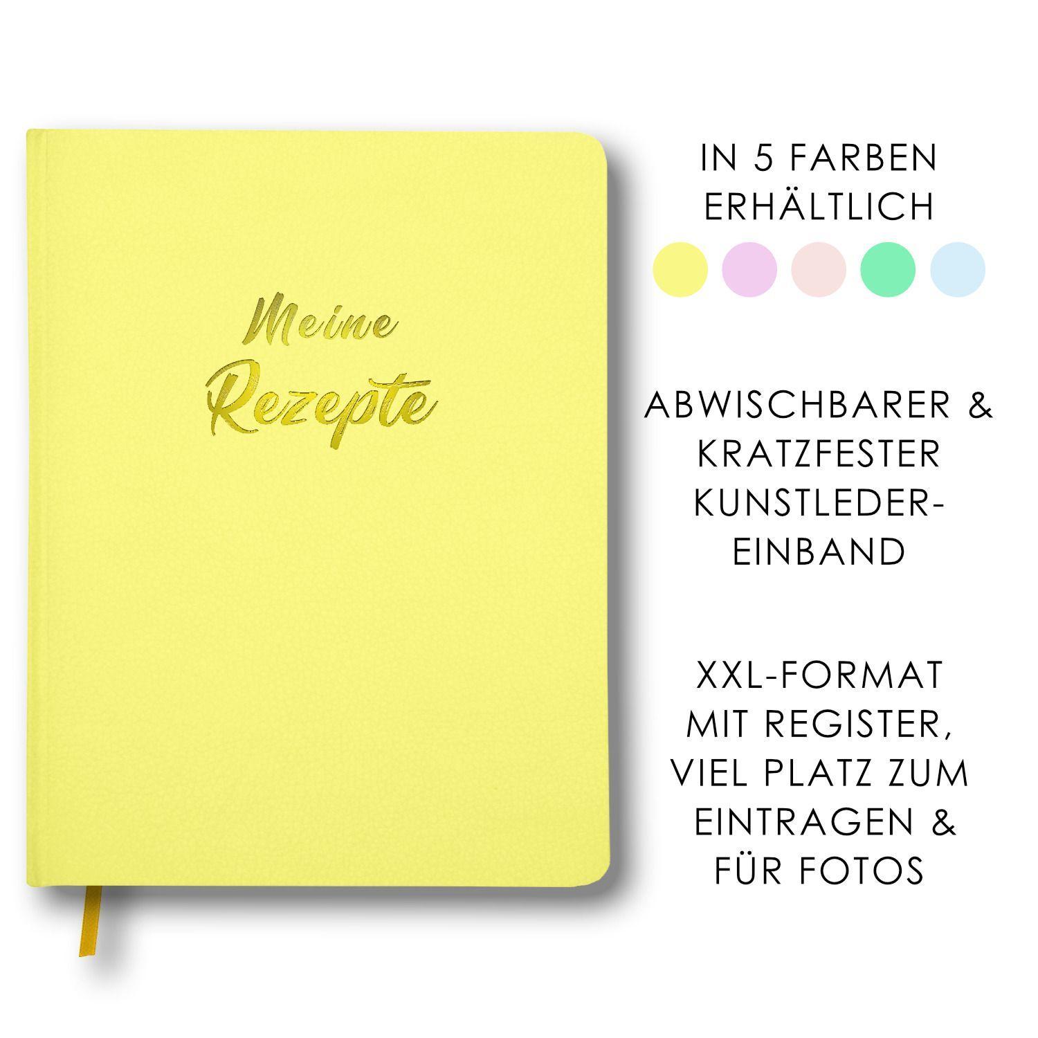 Vorderes Coverbild Meine Rezepte zitronengelb