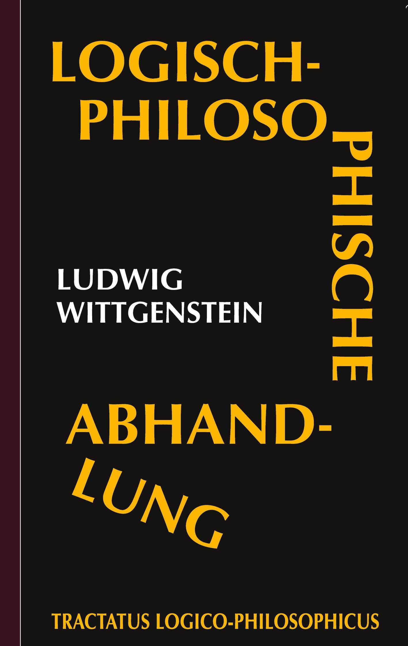Vorderes Coverbild Tractatus logico-philosophicus (Logisch-philosophische Abhandlung)
