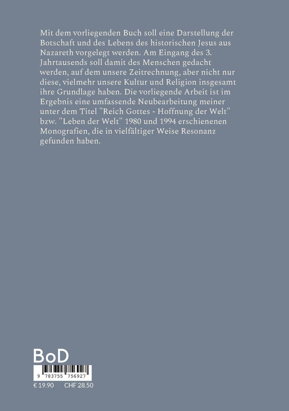 Rückseitencover Jesus