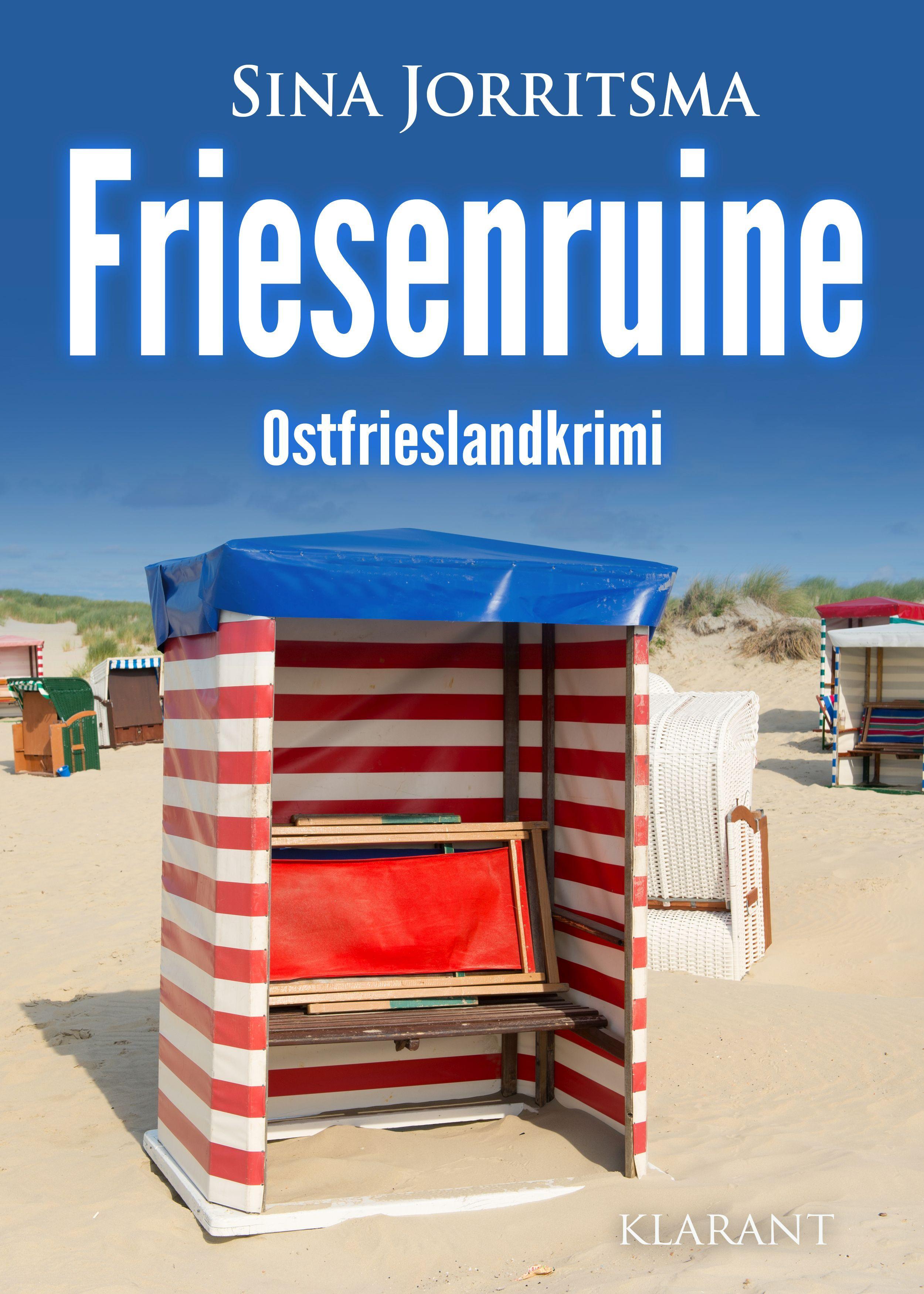 Vorderes Coverbild Friesenruine. Ostfrieslandkrimi