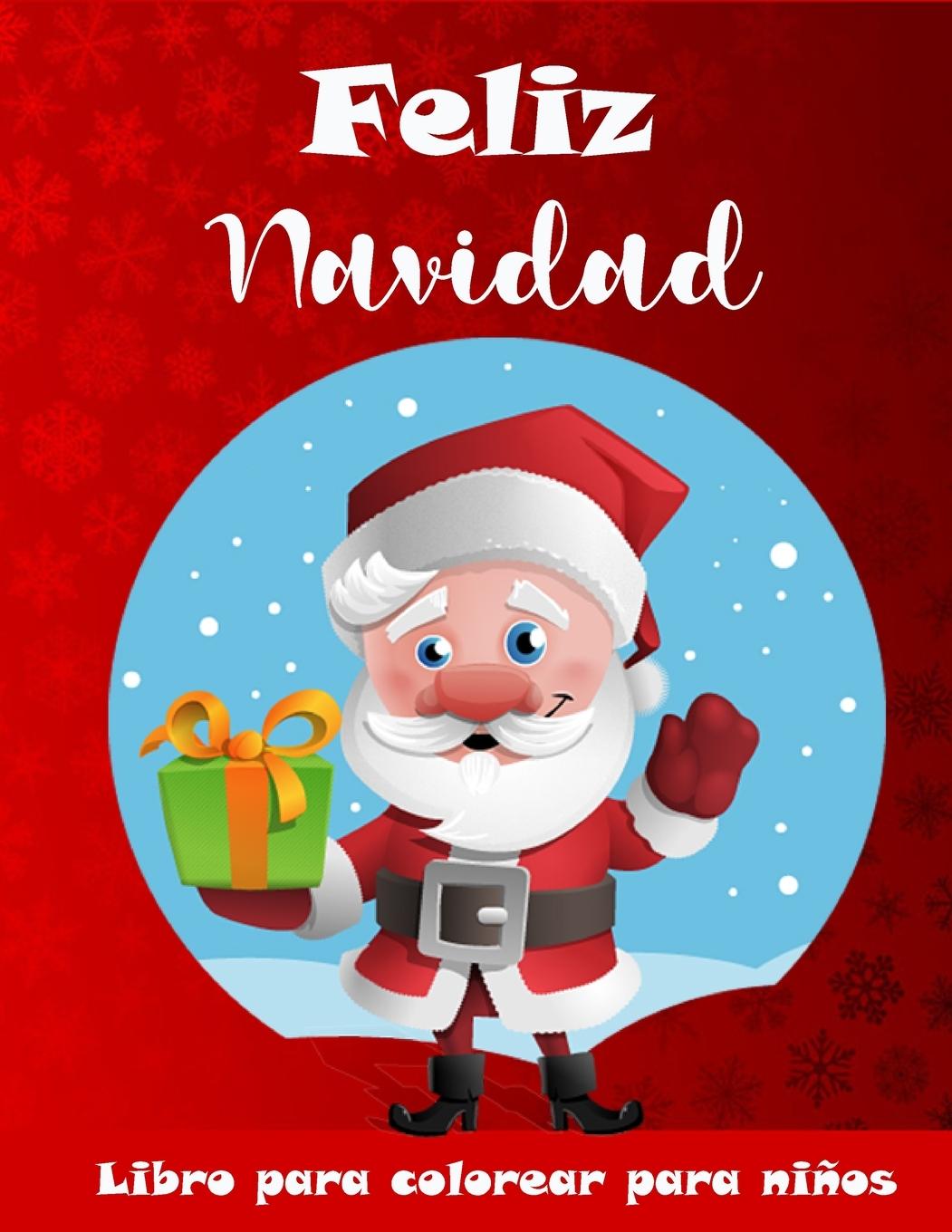 Vorderes Coverbild Libro de Navidad para colorear para niños