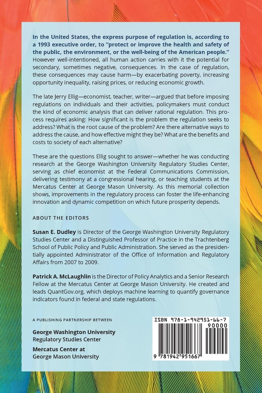 Rückseitencover Jerry Ellig on Dynamic Competition and Rational Regulation