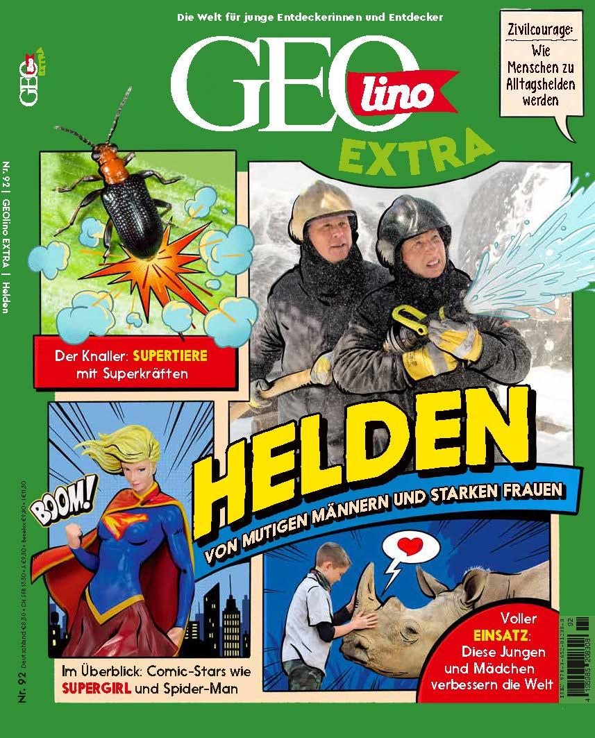 Vorderes Coverbild GEOlino Extra / GEOlino extra 92/2022 - Superhelden