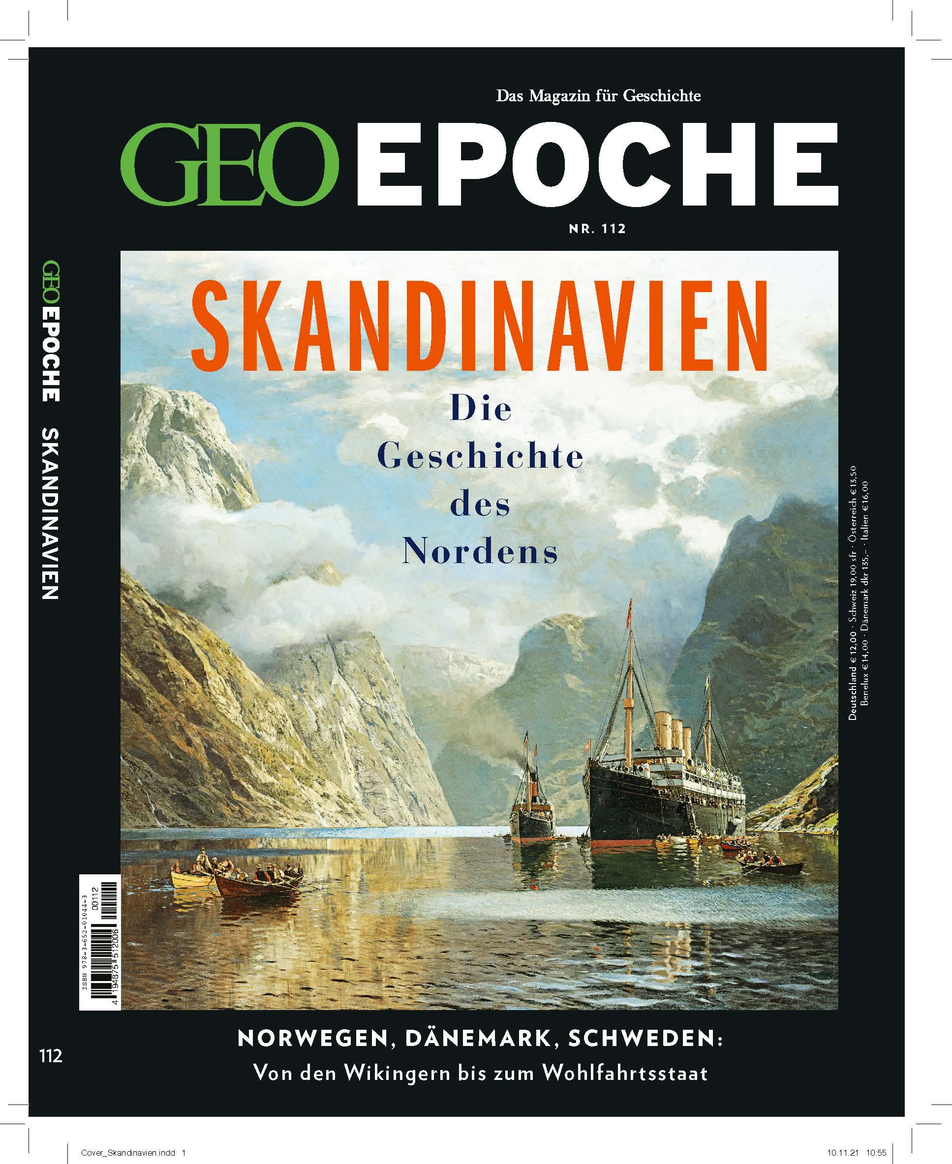 Vorderes Coverbild GEO Epoche 112/2021 - Skandinavien