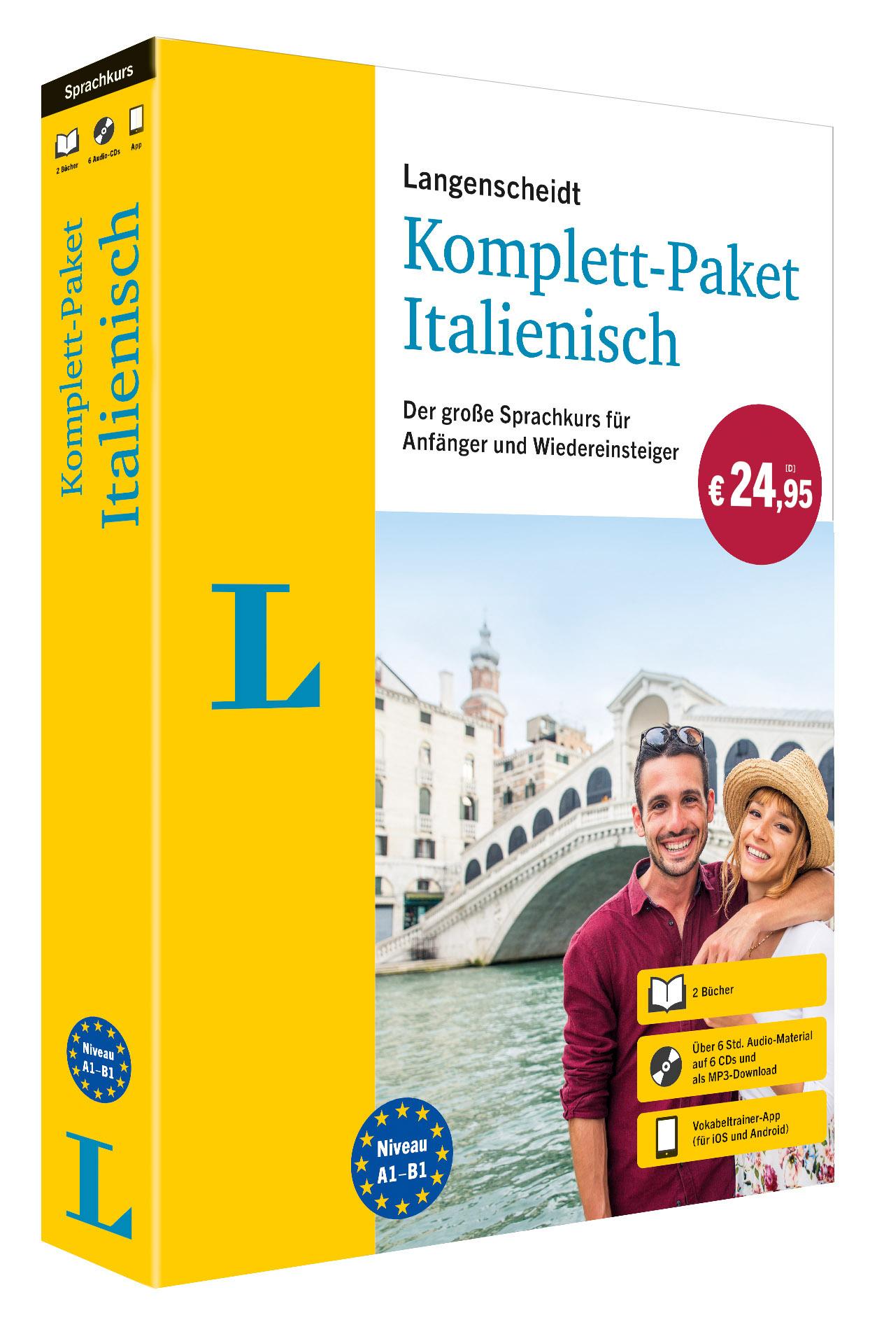 Vorderes Coverbild Langenscheidt Komplett-Paket Italienisch