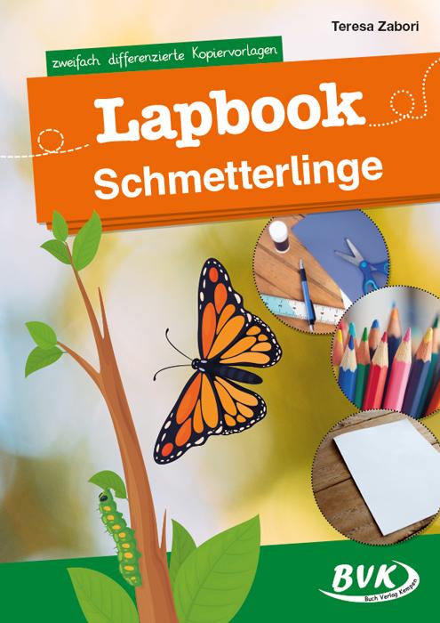 Vorderes Coverbild Lapbook Schmetterlinge