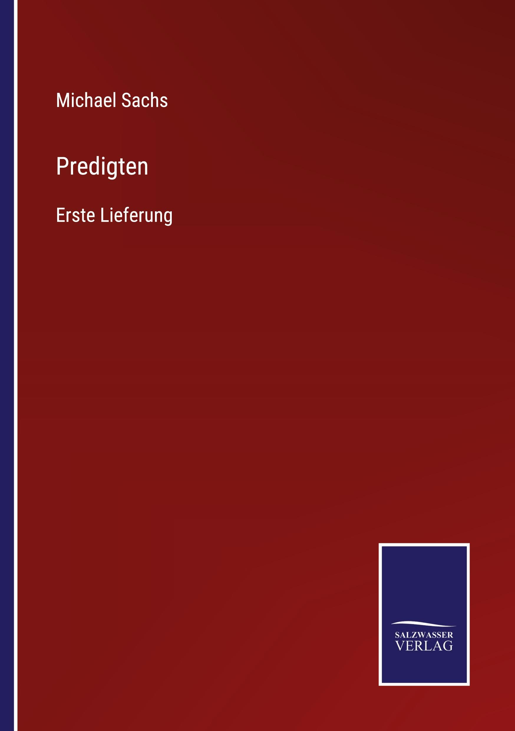 Vorderes Coverbild Predigten